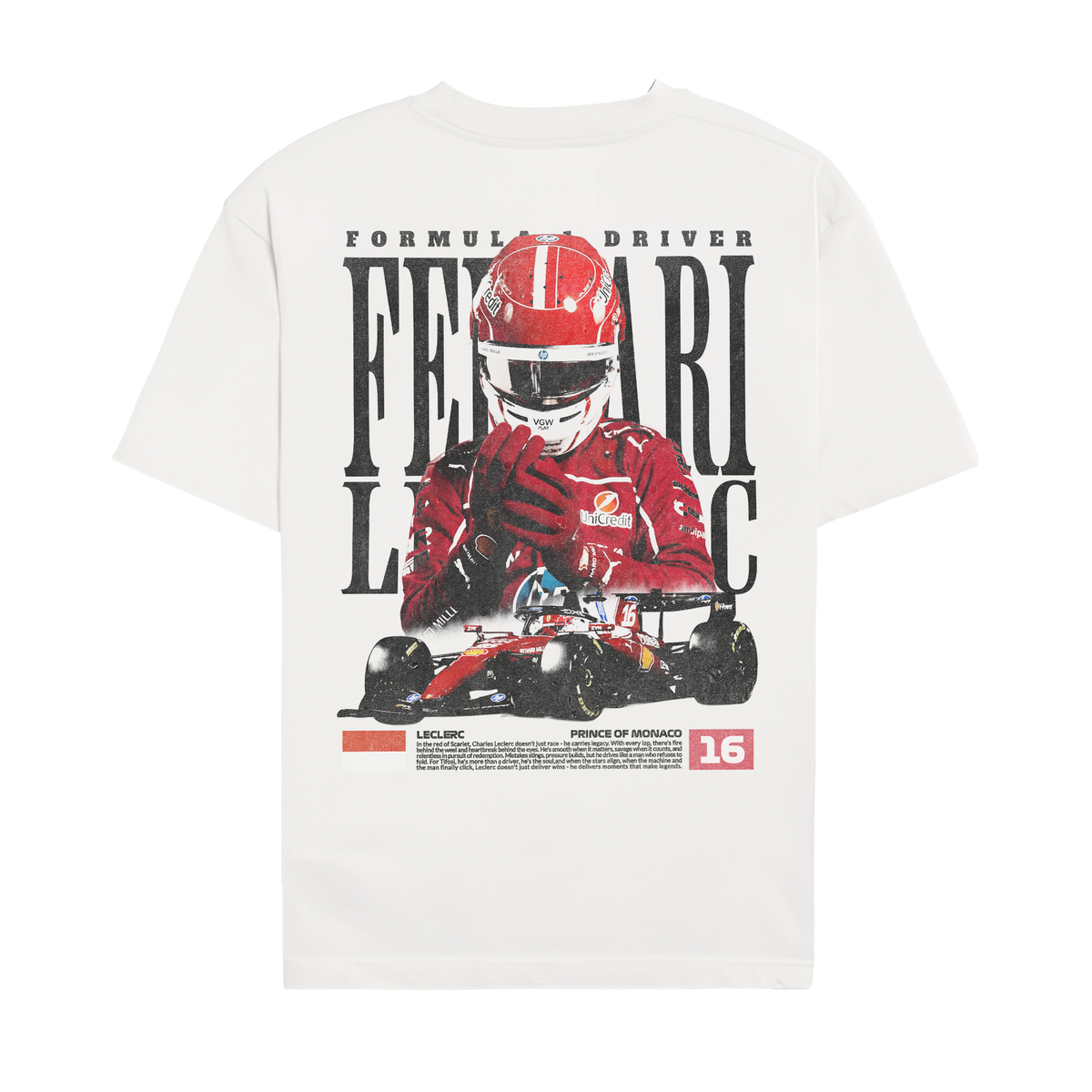 Leclerc Vintage Legacy Shirt - White back