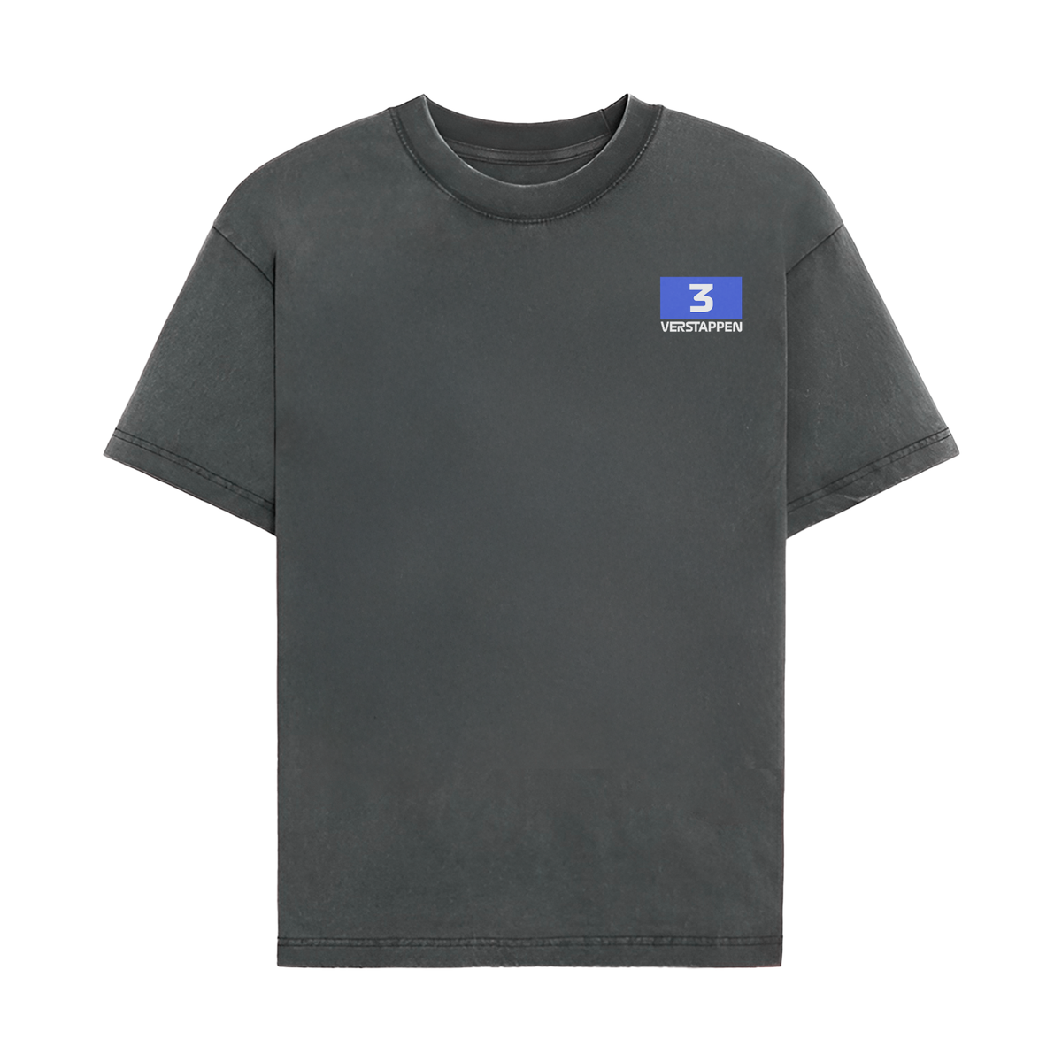 Max Split Helmet Tee - Washed Black front