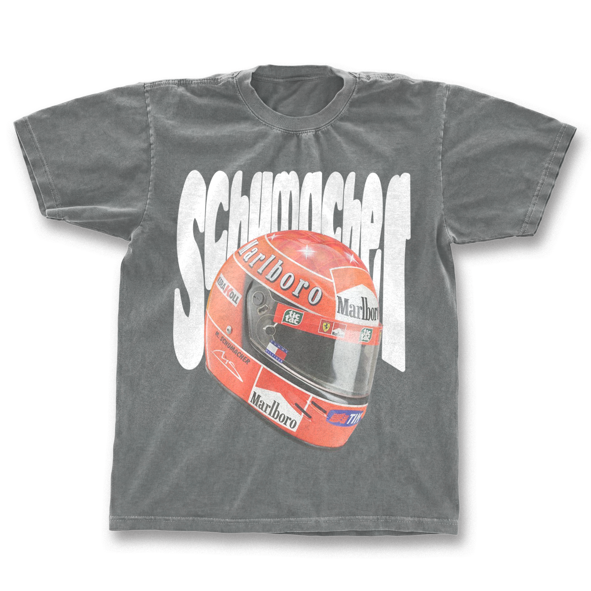 Michael Schumacher Helmet Graphic T-shirt