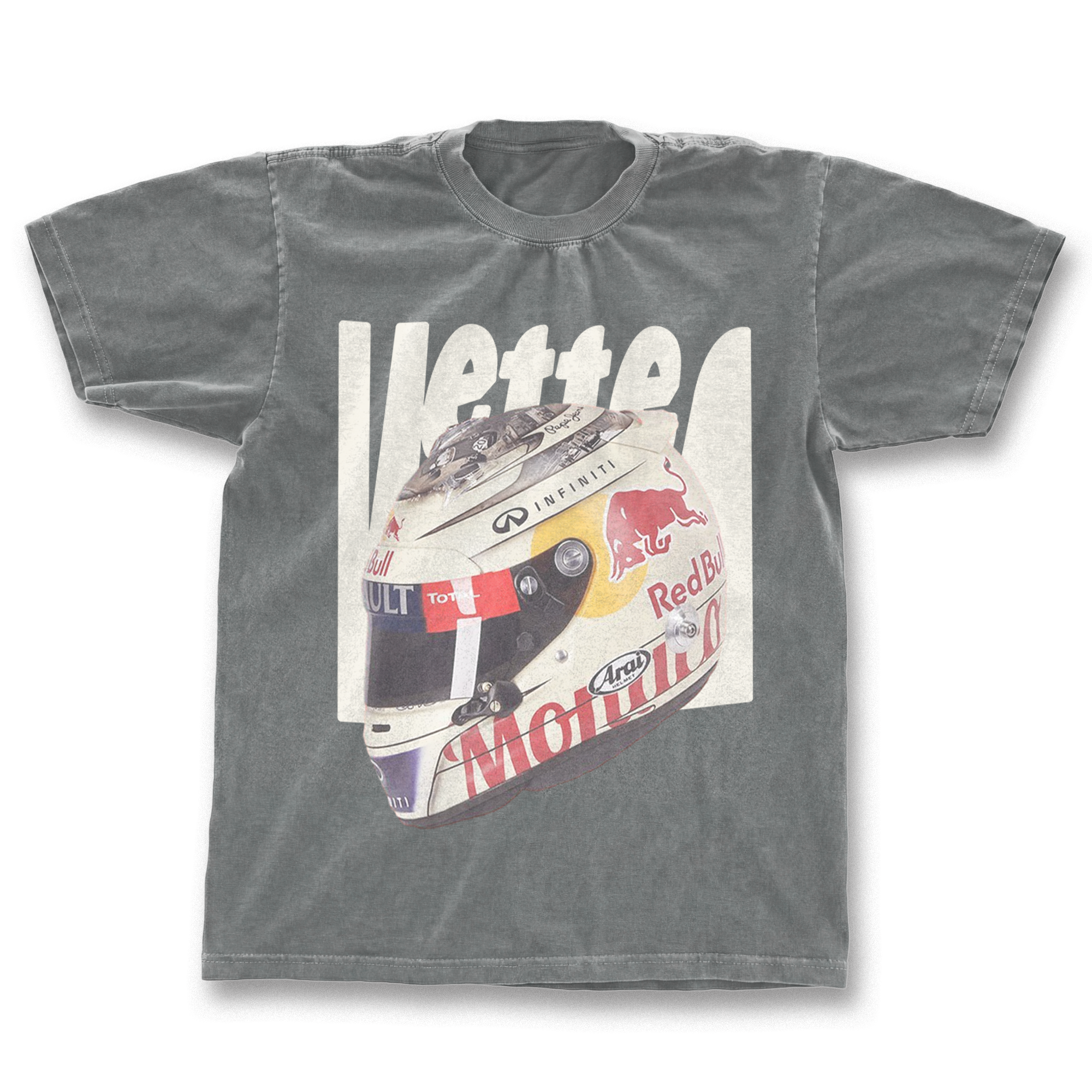 Sebastian Vettel Helmet Graphic T-shirt