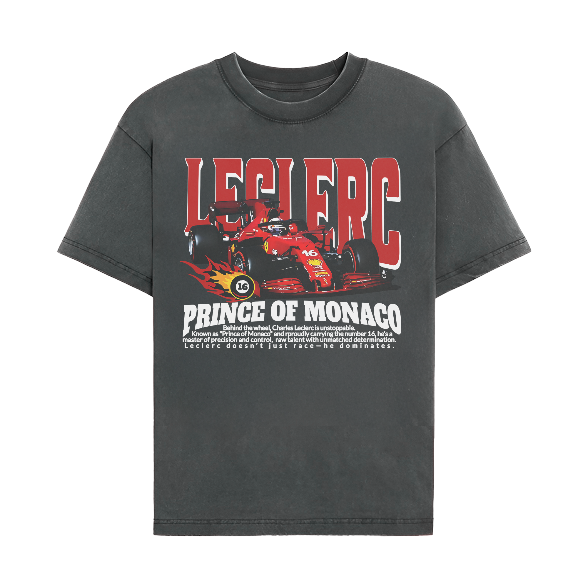 Prince Of Monaco Charles Leclerc T-shirt