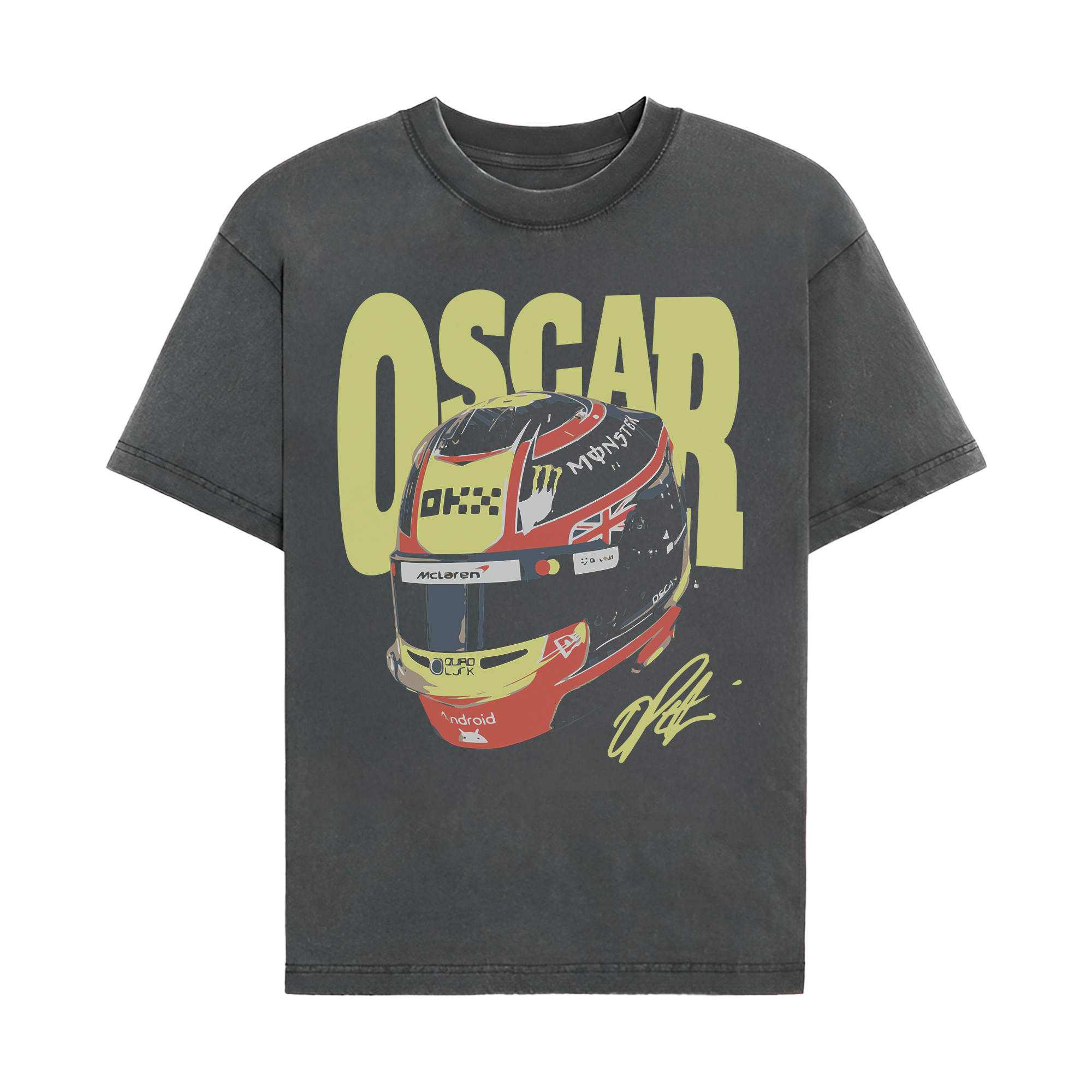 Vintage Piastri Helmet T-shirt