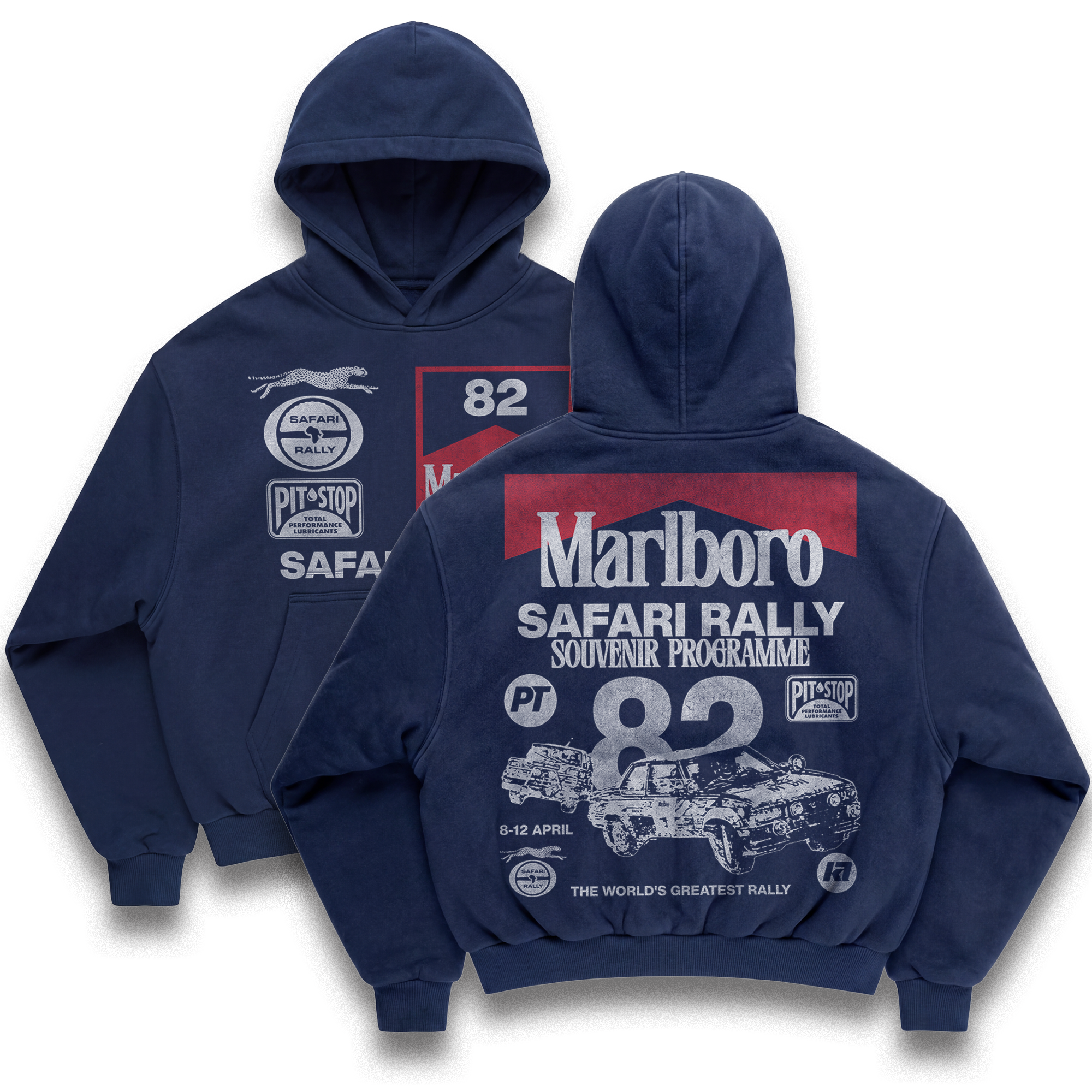 Vintage Safari Rally v3 Hoodie