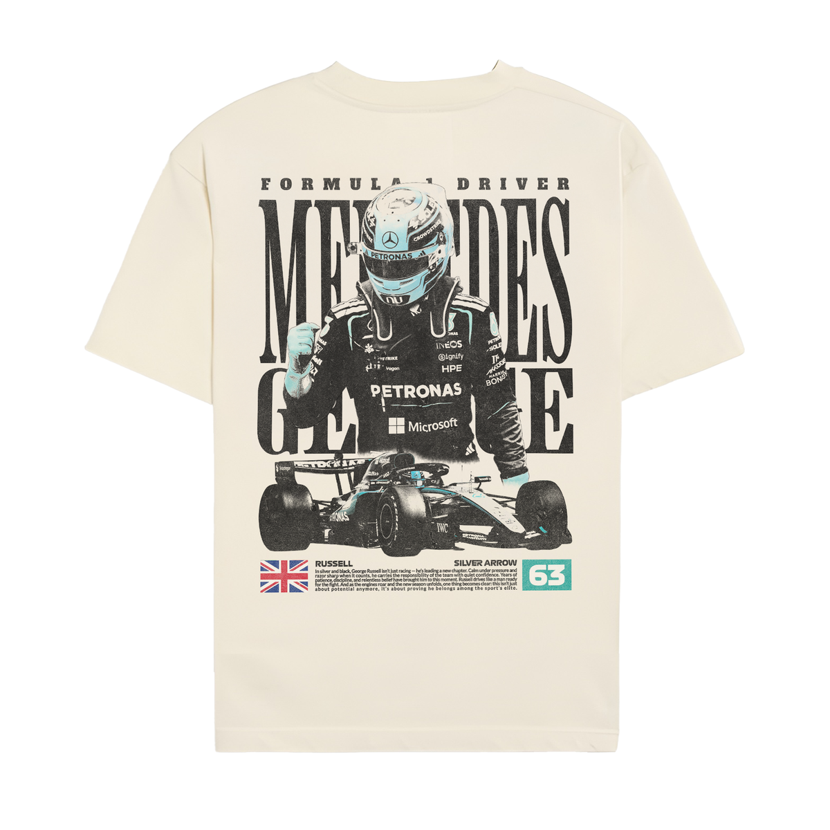 Russell Vintage Legacy Shirt - Off-White back