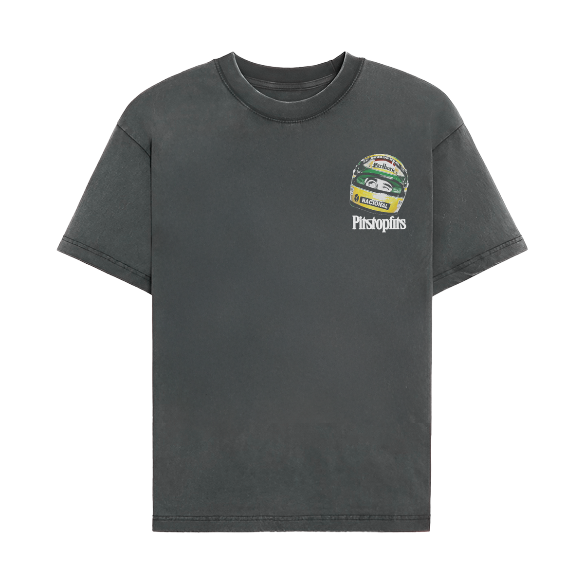 Senna Vintage Shirt - Washed Black front