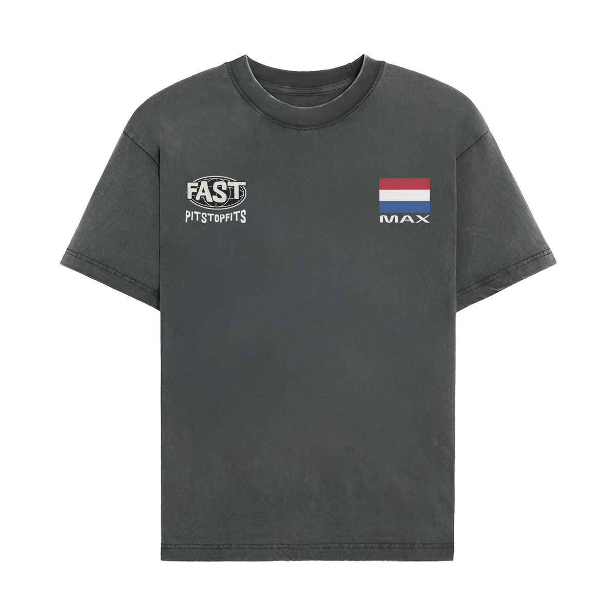 Verstappen Legacy Graphic Tee - Washed Black front