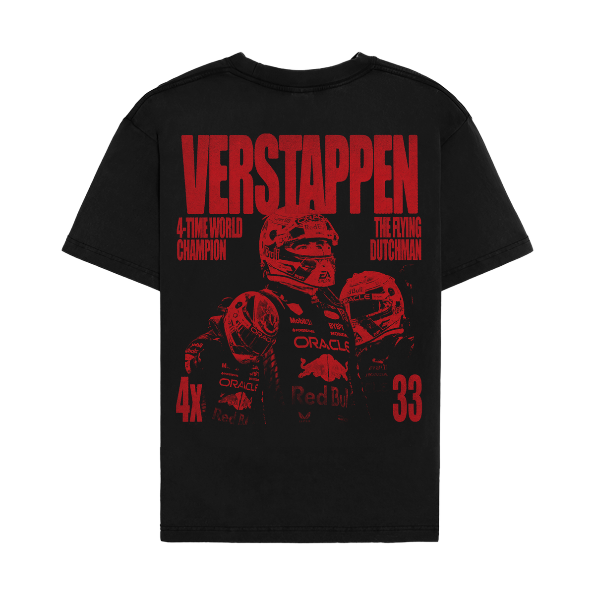 Verstappen Vintage Shirt - Black back
