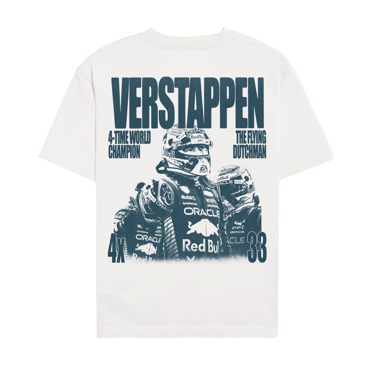 Verstappen Vintage Shirt - White back