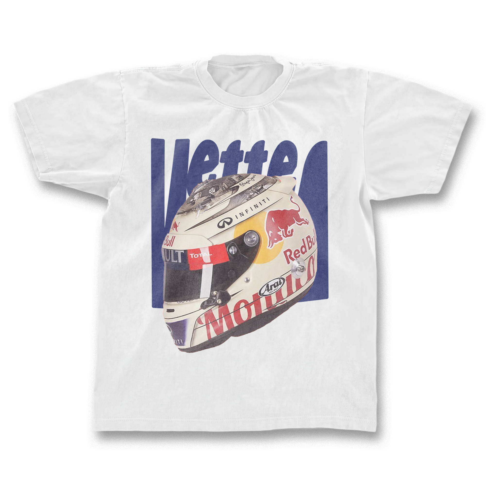 Sebastian Vettel Helmet Graphic T-shirt