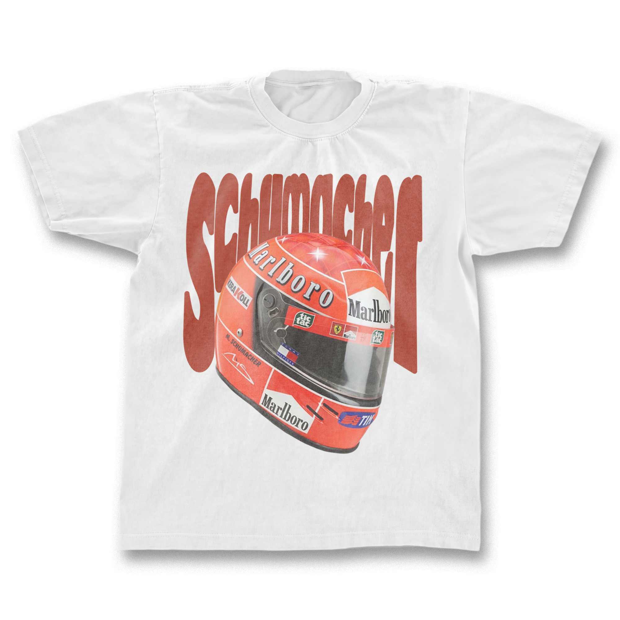 Michael Schumacher Helmet Graphic T-shirt