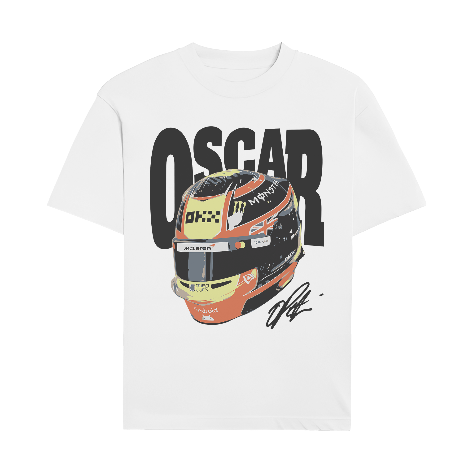 Vintage Piastri Helmet T-shirt