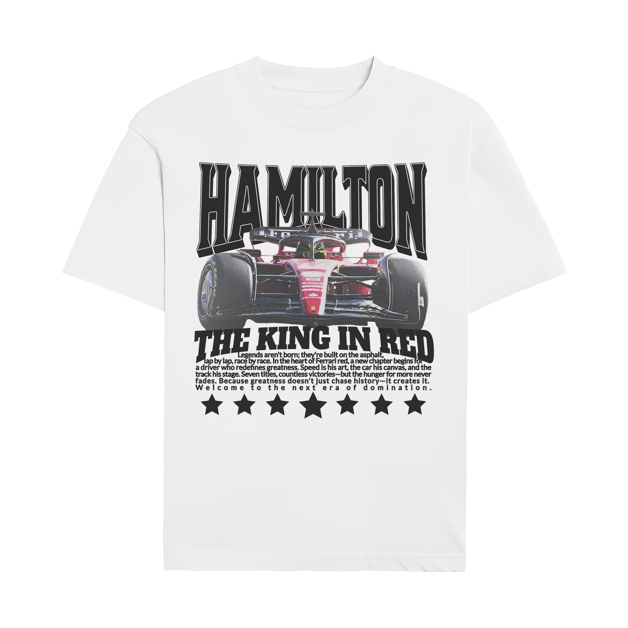 Hamilton The King In Red T-shirt