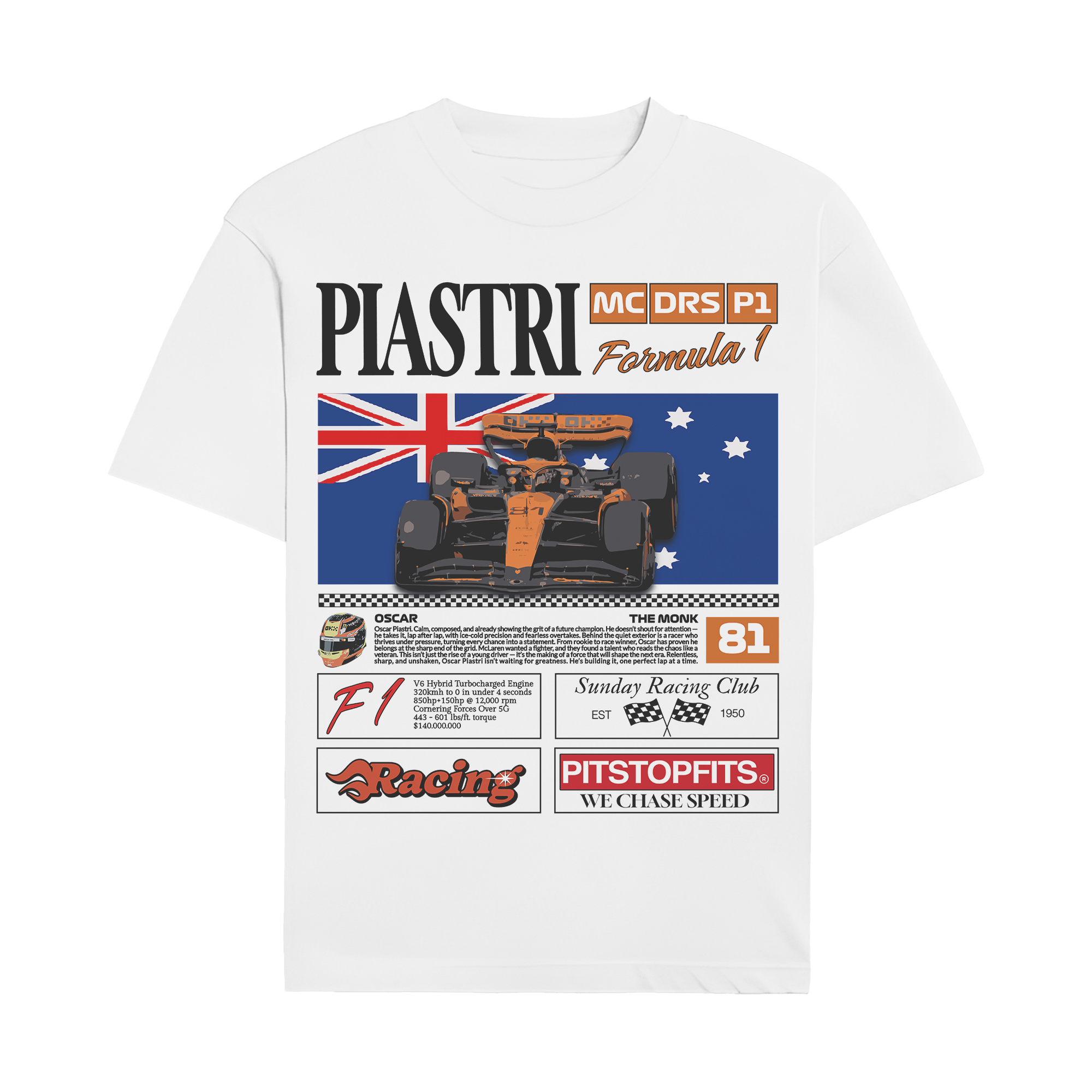 Piastri Speed T-shirt