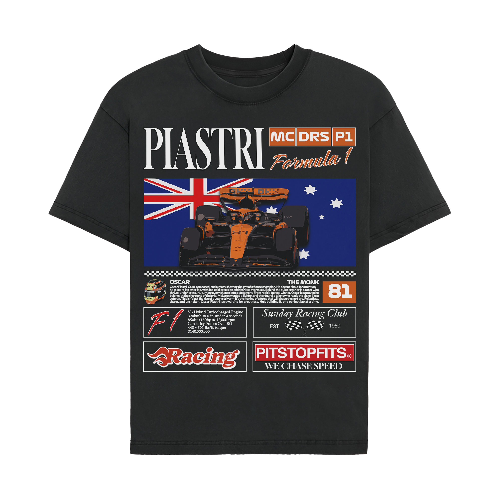 Piastri Speed T-shirt