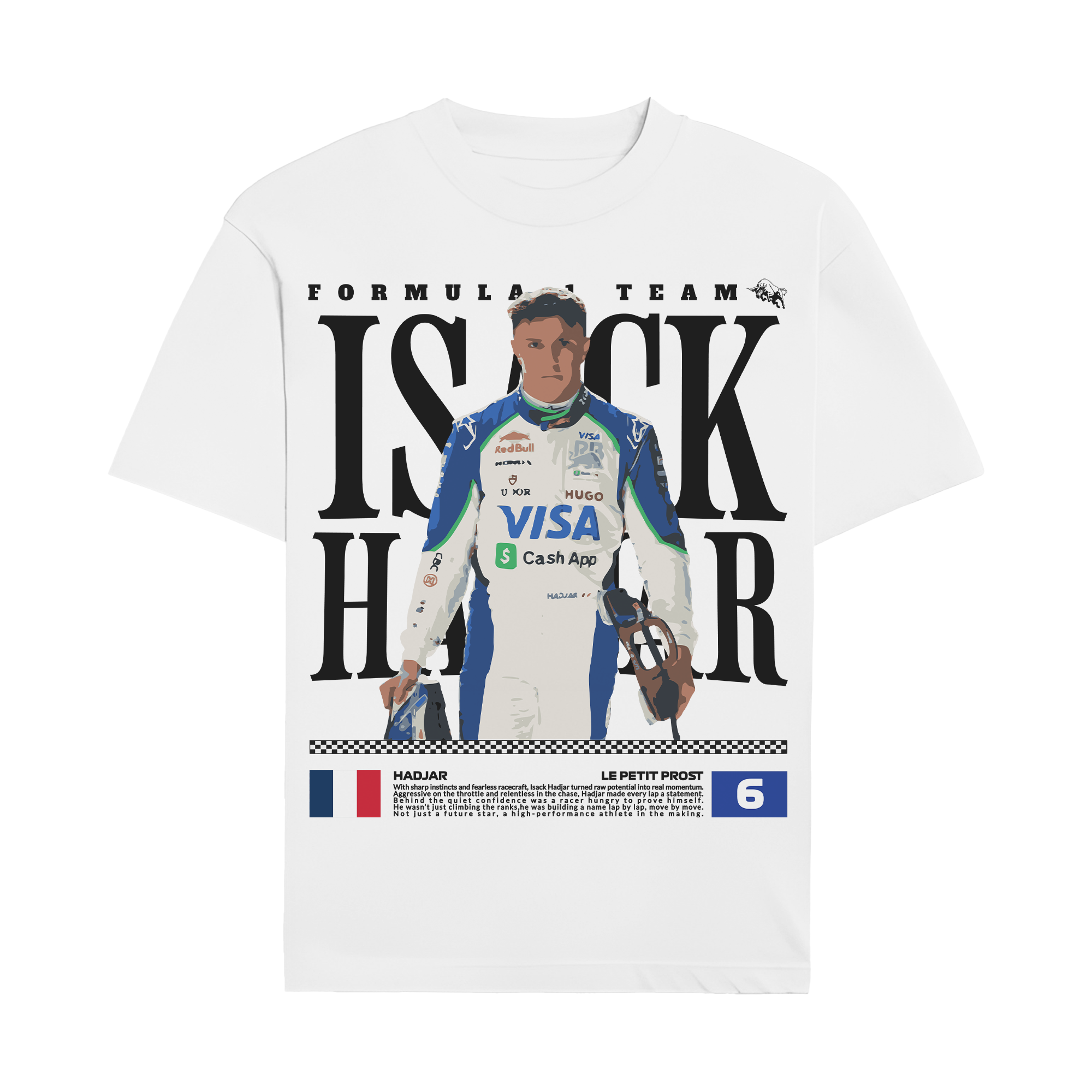 Vintage Isack Hadjar Graphic T-shirt