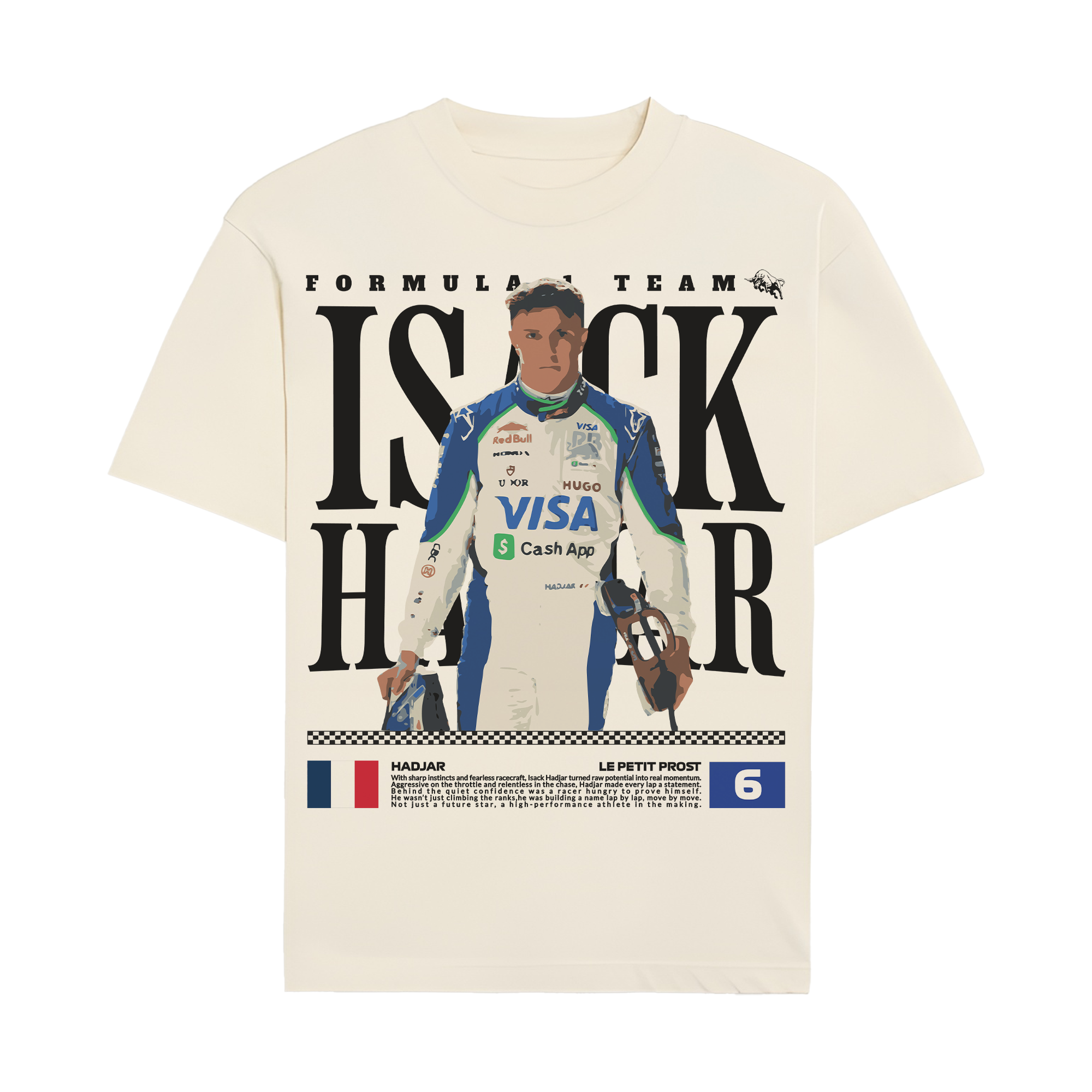Vintage Isack Hadjar Graphic T-shirt