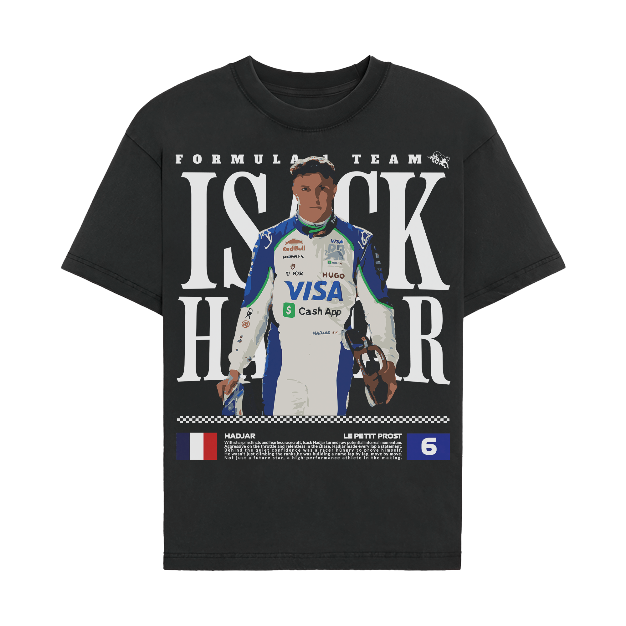 Vintage Isack Hadjar Graphic T-shirt