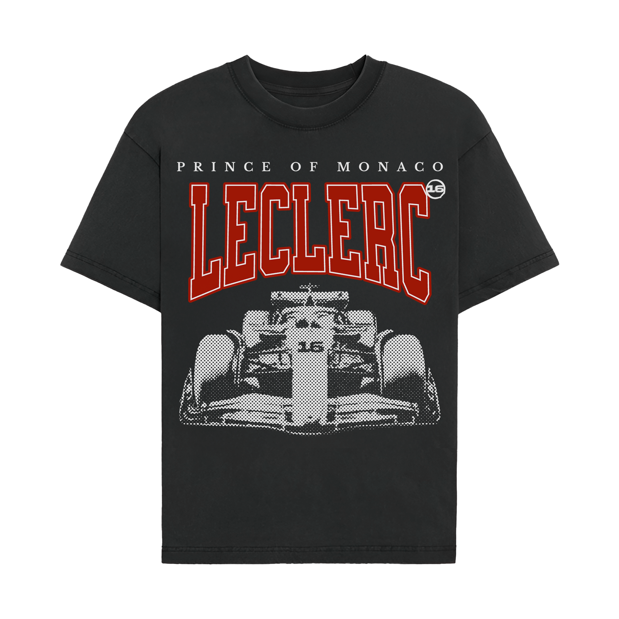 Leclerc 16 Retro Graphic T-shirt