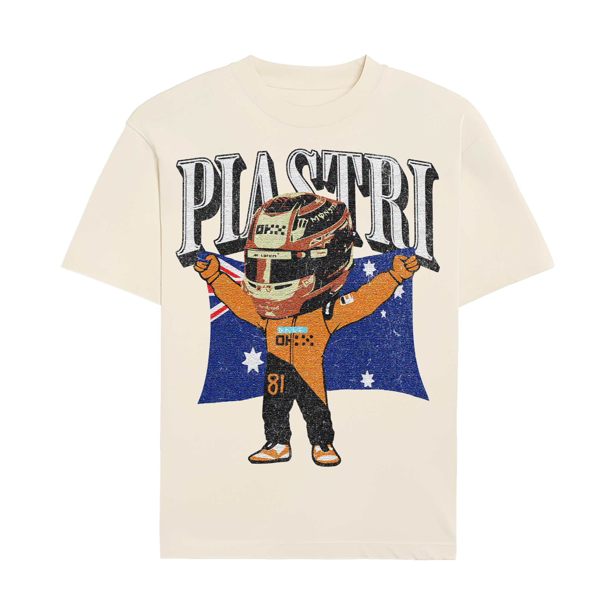 Piastri Cartoon Graphic T-shirt