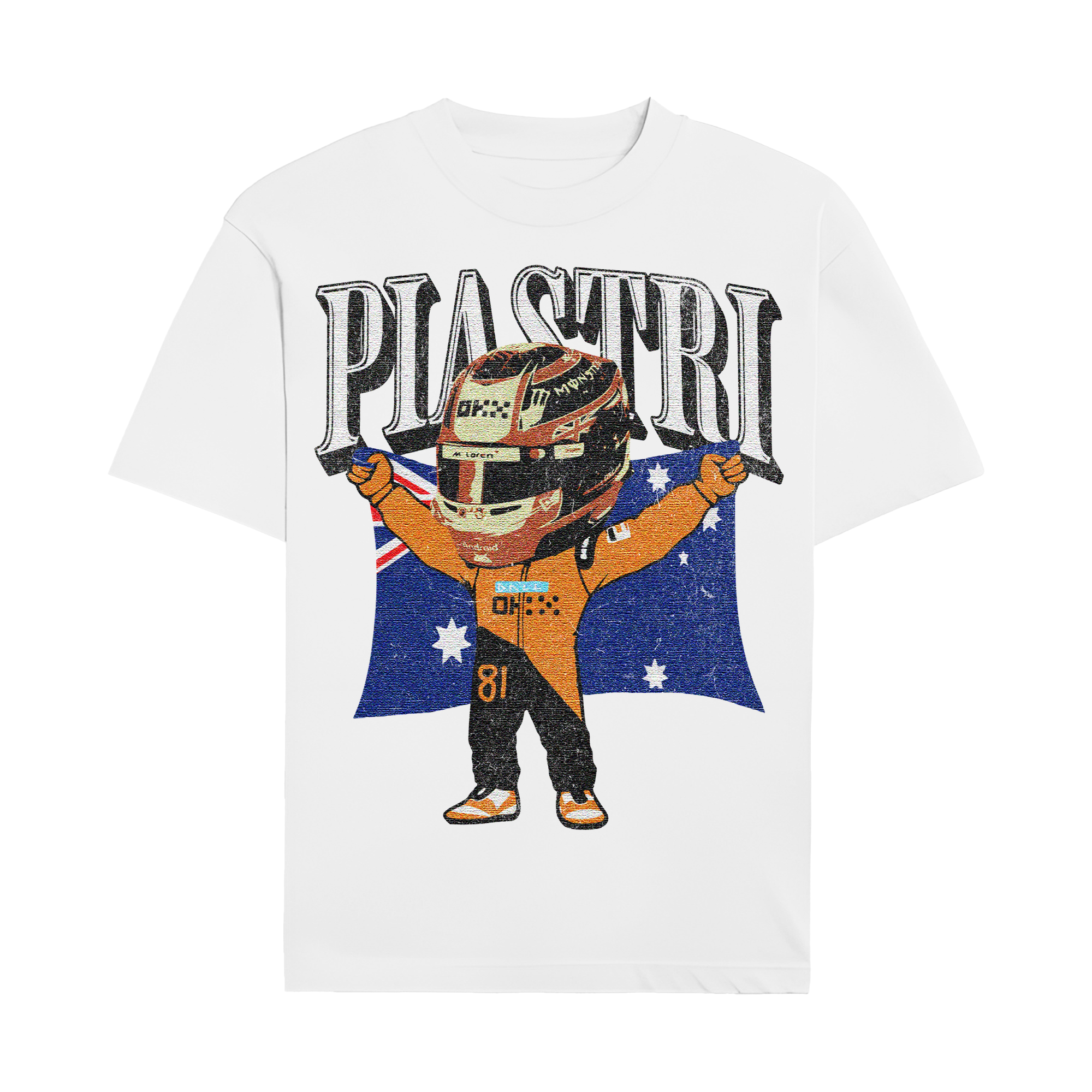 Piastri Cartoon Graphic T-shirt