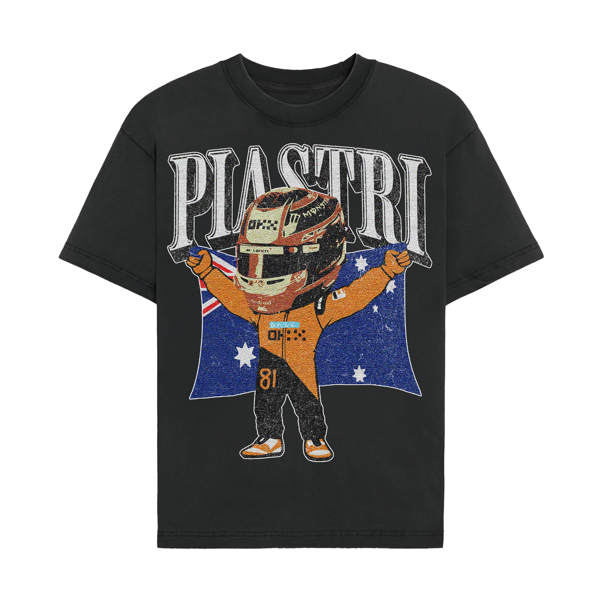Piastri Cartoon Graphic T-shirt