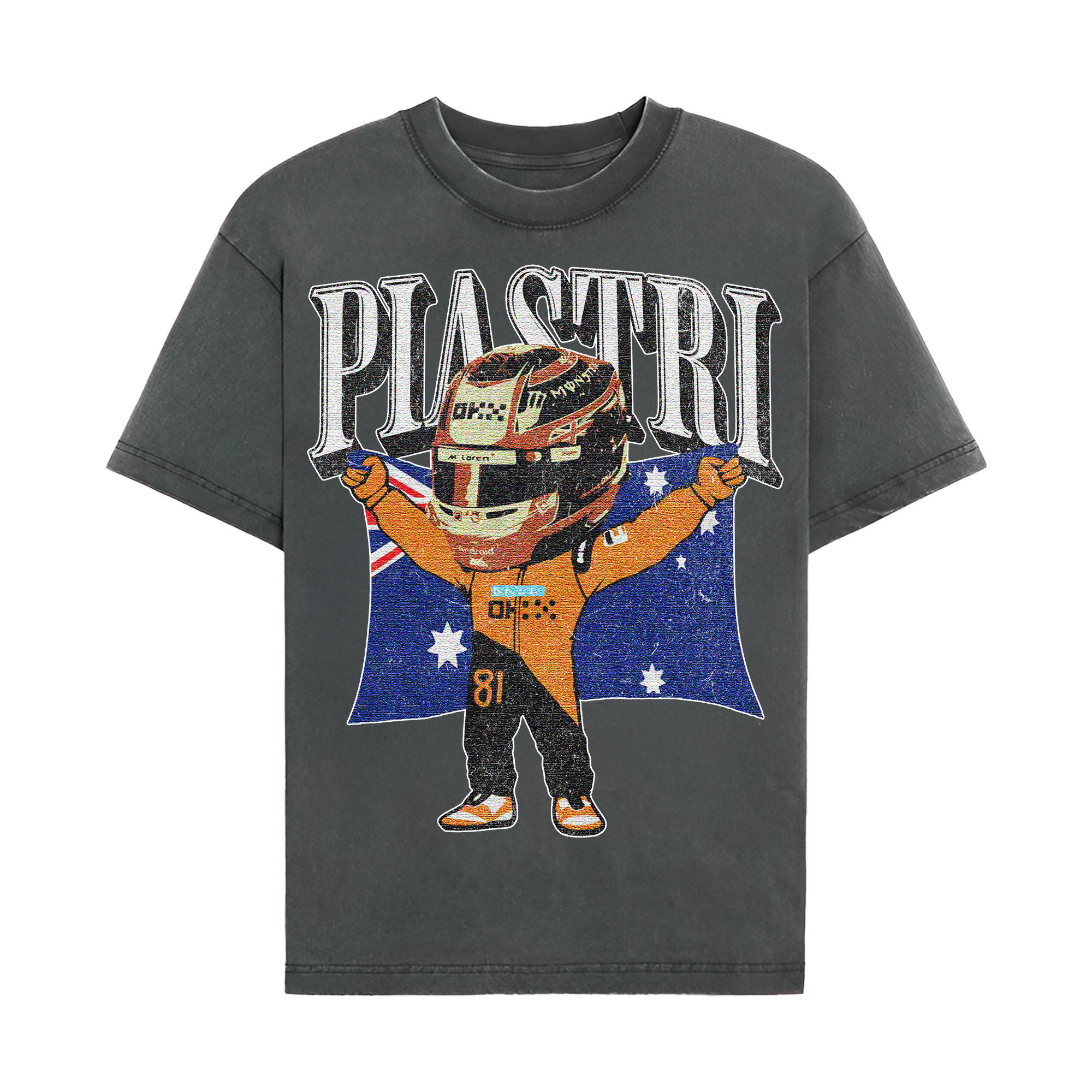 Piastri Cartoon Graphic T-shirt