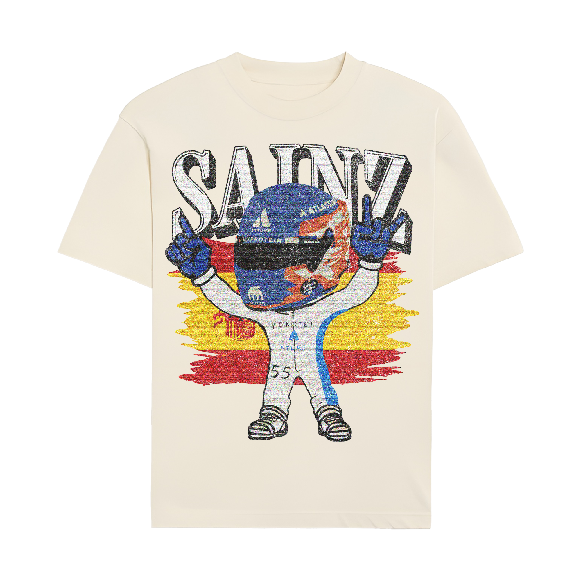 Sainz Cartoon Graphic T-shirt