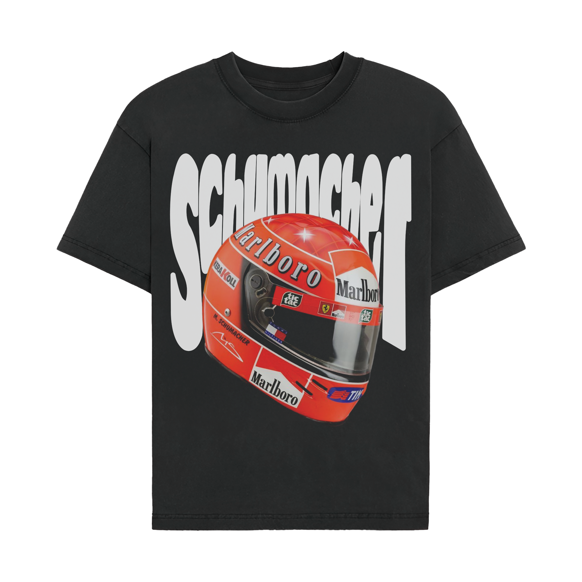 Michael Schumacher Helmet Graphic T-shirt