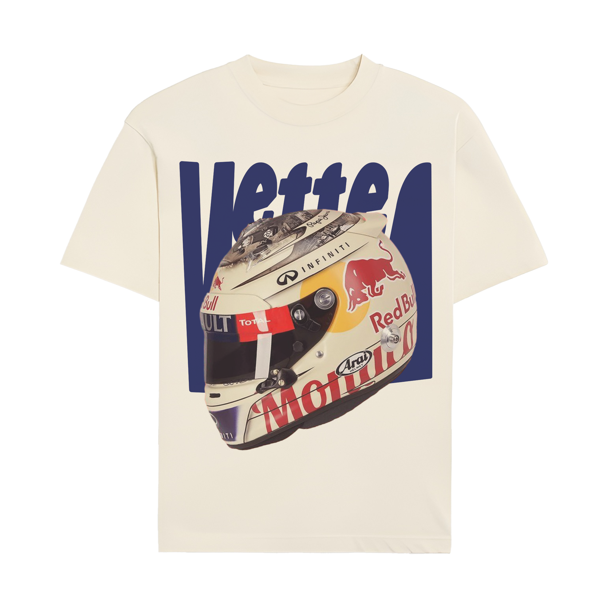 Sebastian Vettel Helmet Graphic T-shirt