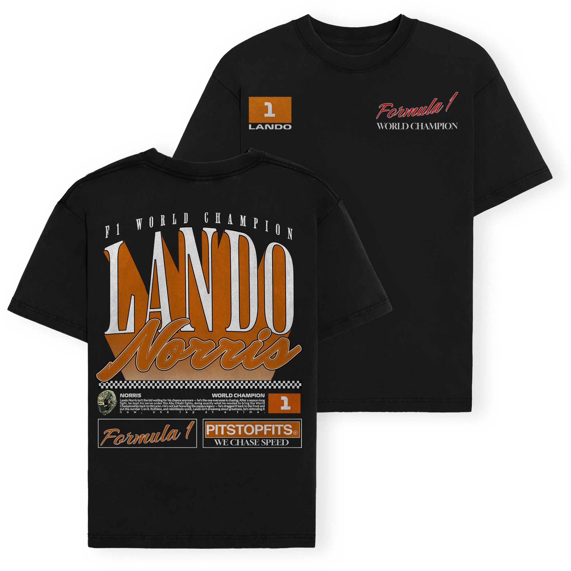 Lando 2025 Champion Graphic Tee