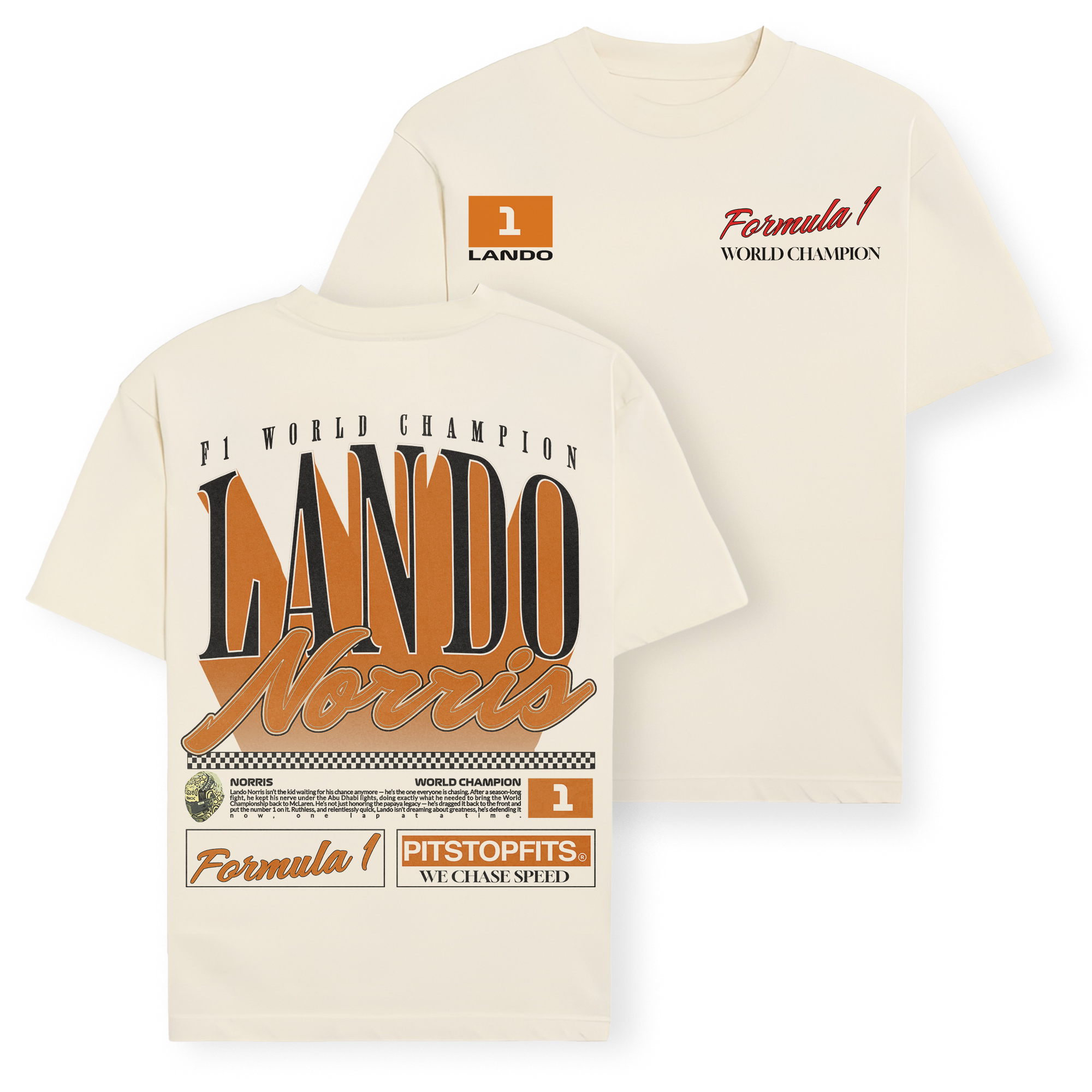 Lando 2025 Champion Graphic Tee