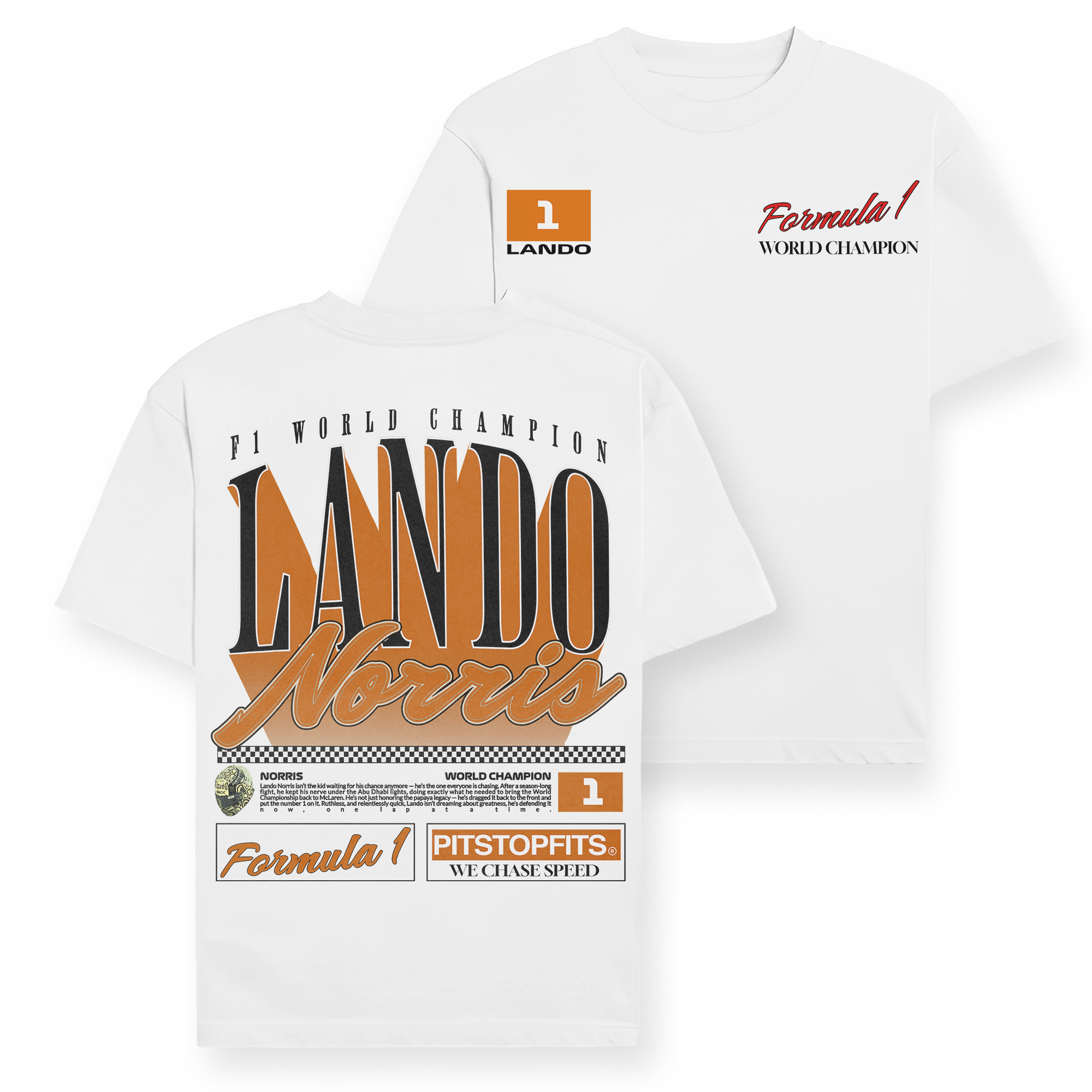 Lando 2025 Champion Graphic Tee