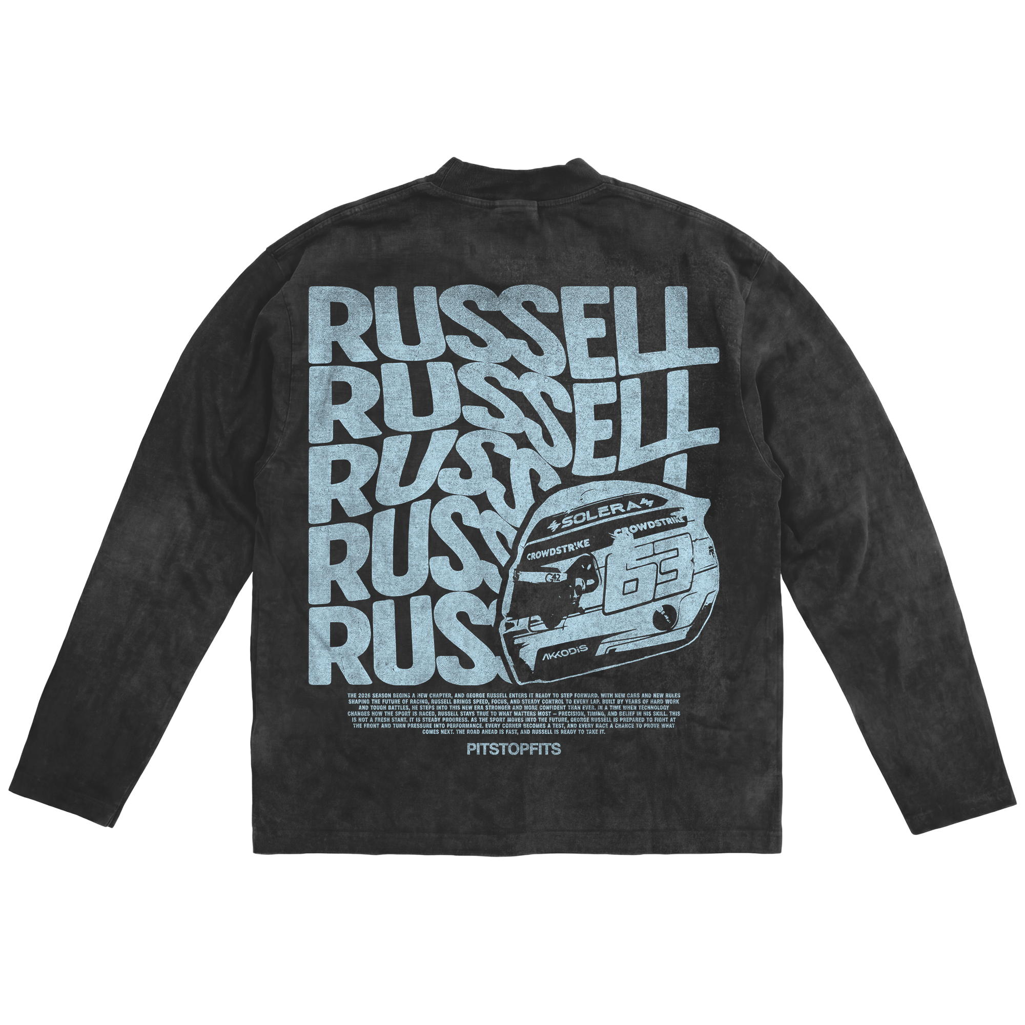Vintage Washed Russell Twist Long Sleeve