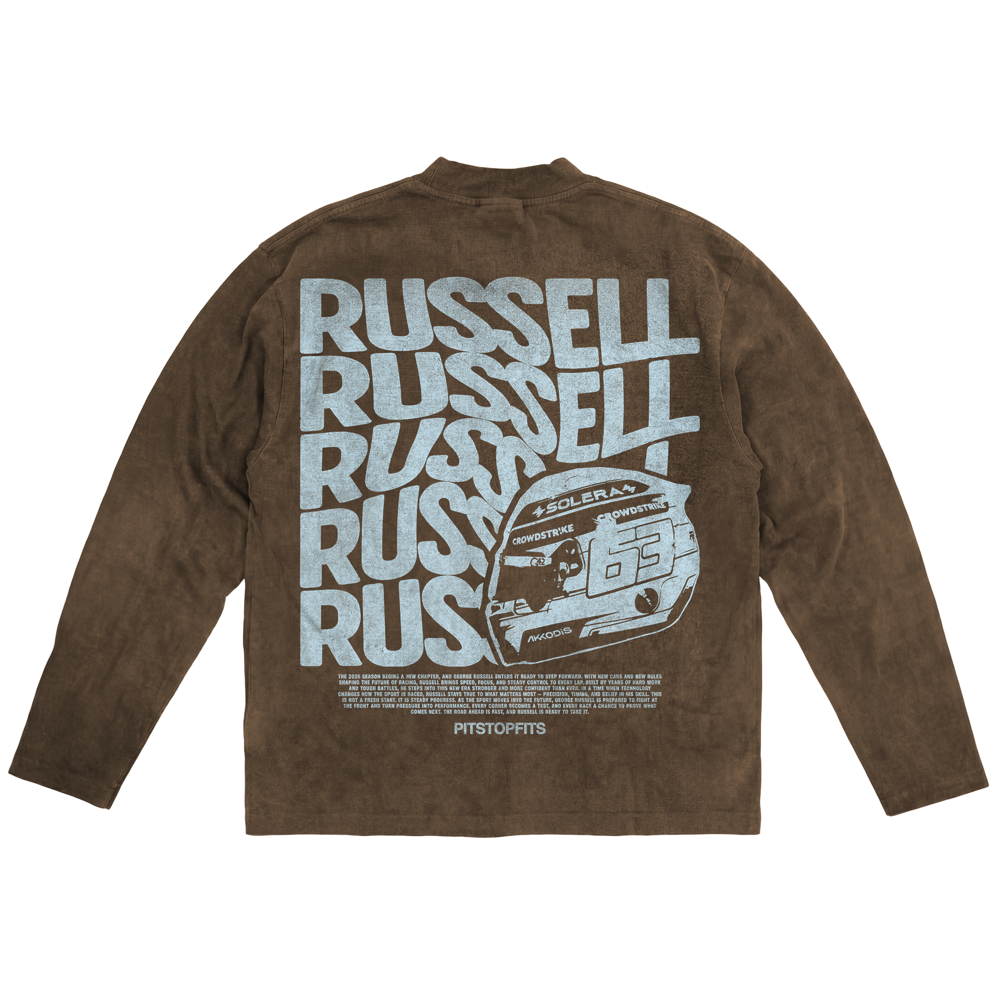 Vintage Washed Russell Twist Long Sleeve