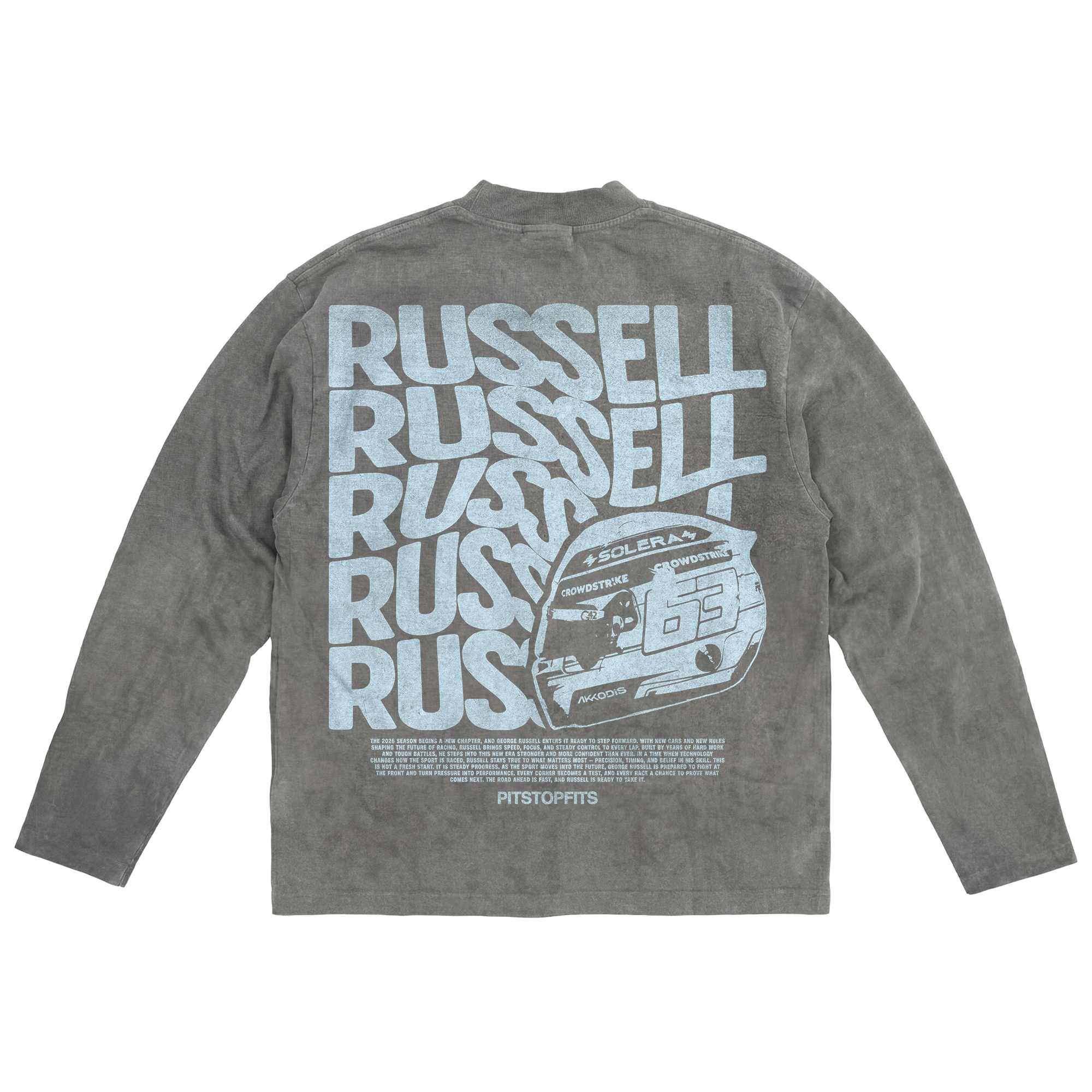 Vintage Washed Russell Twist Long Sleeve