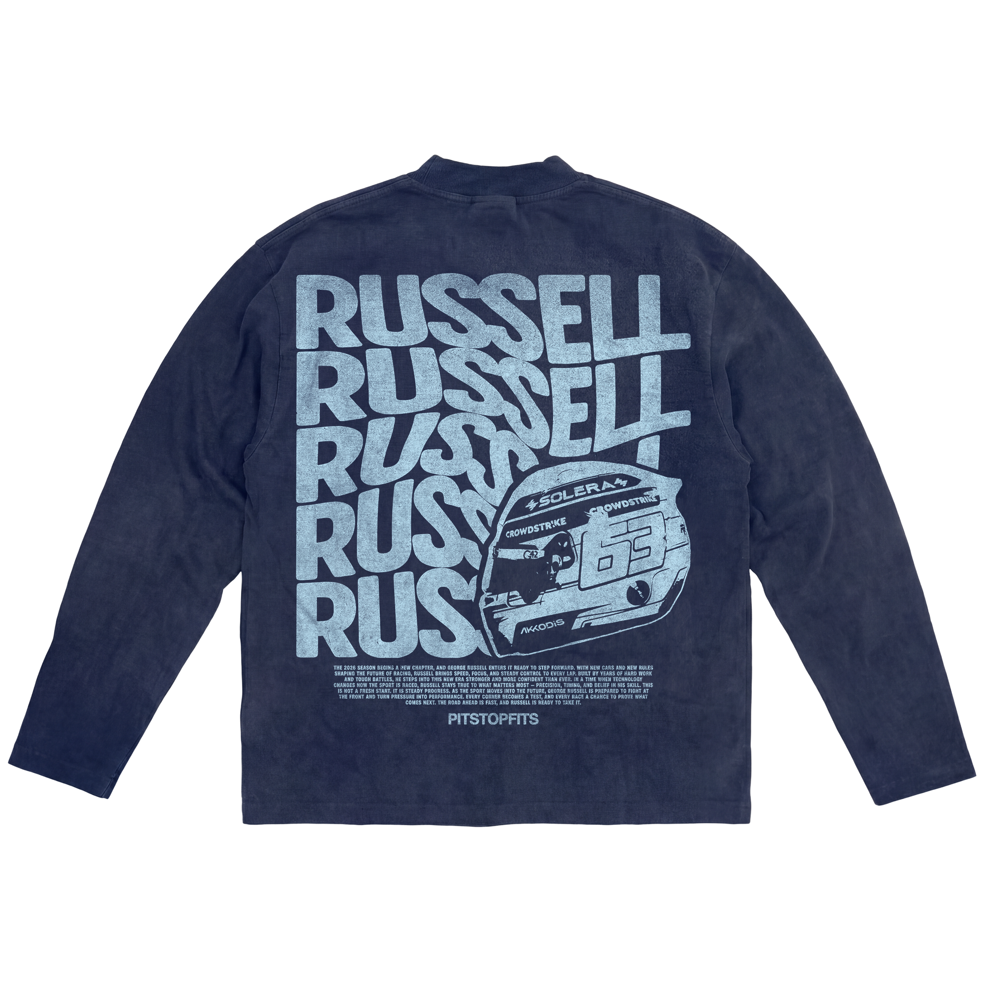 Vintage Washed Russell Twist Long Sleeve