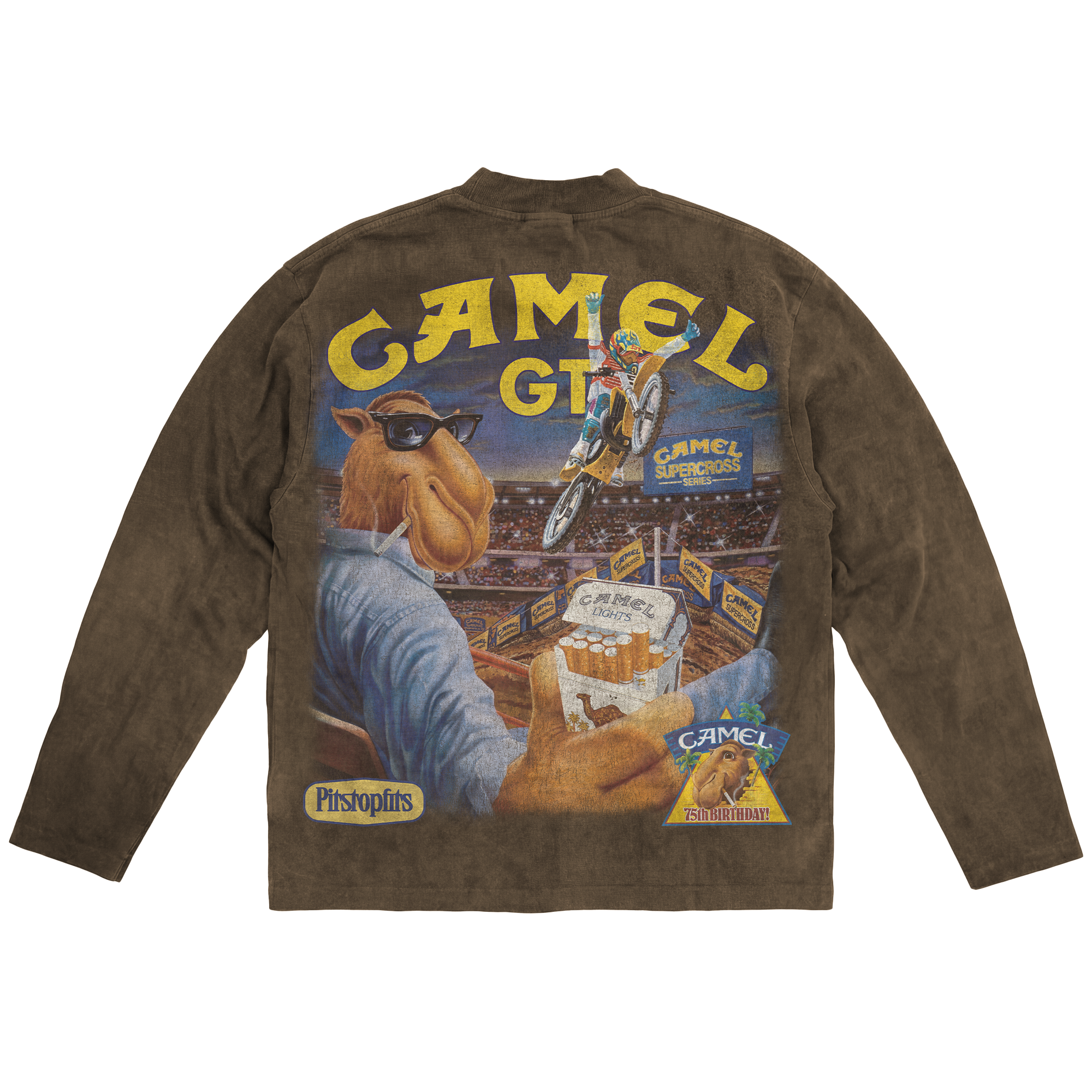 Vintage Washed Racing  v2 Long Sleeve