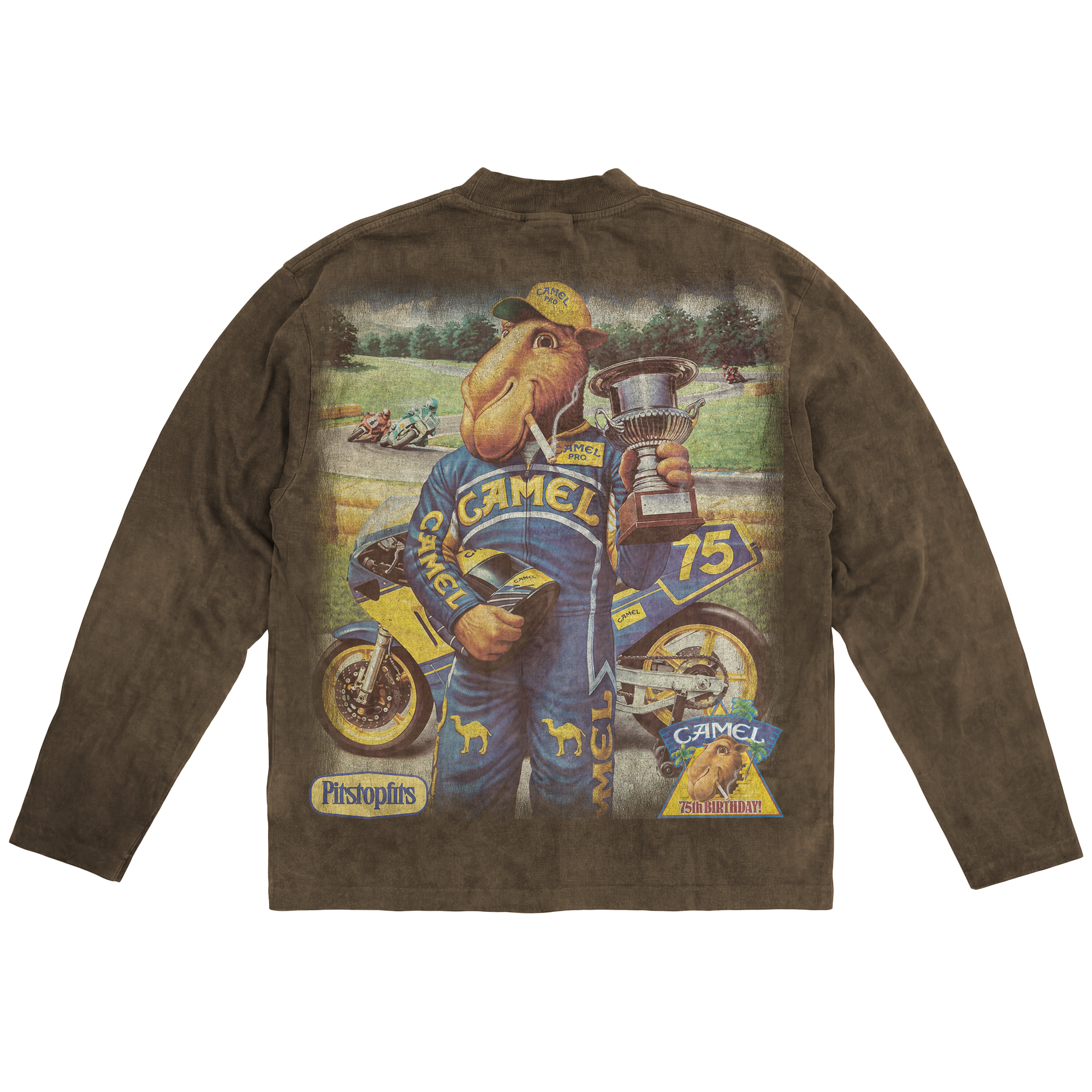 Vintage Washed Racing v3 Long Sleeve