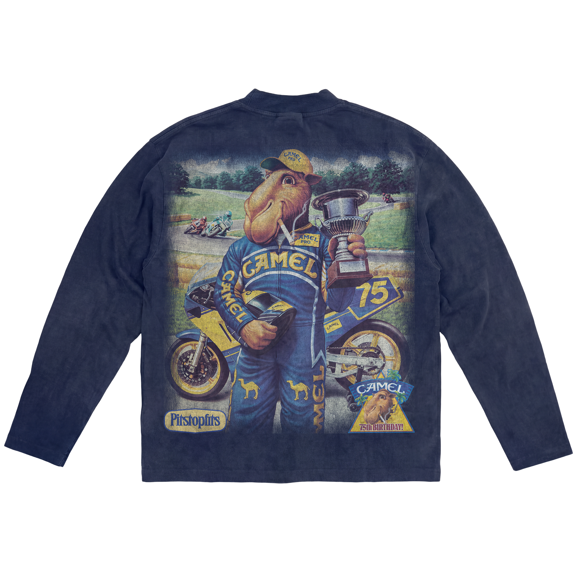 Vintage Washed Racing v3 Long Sleeve