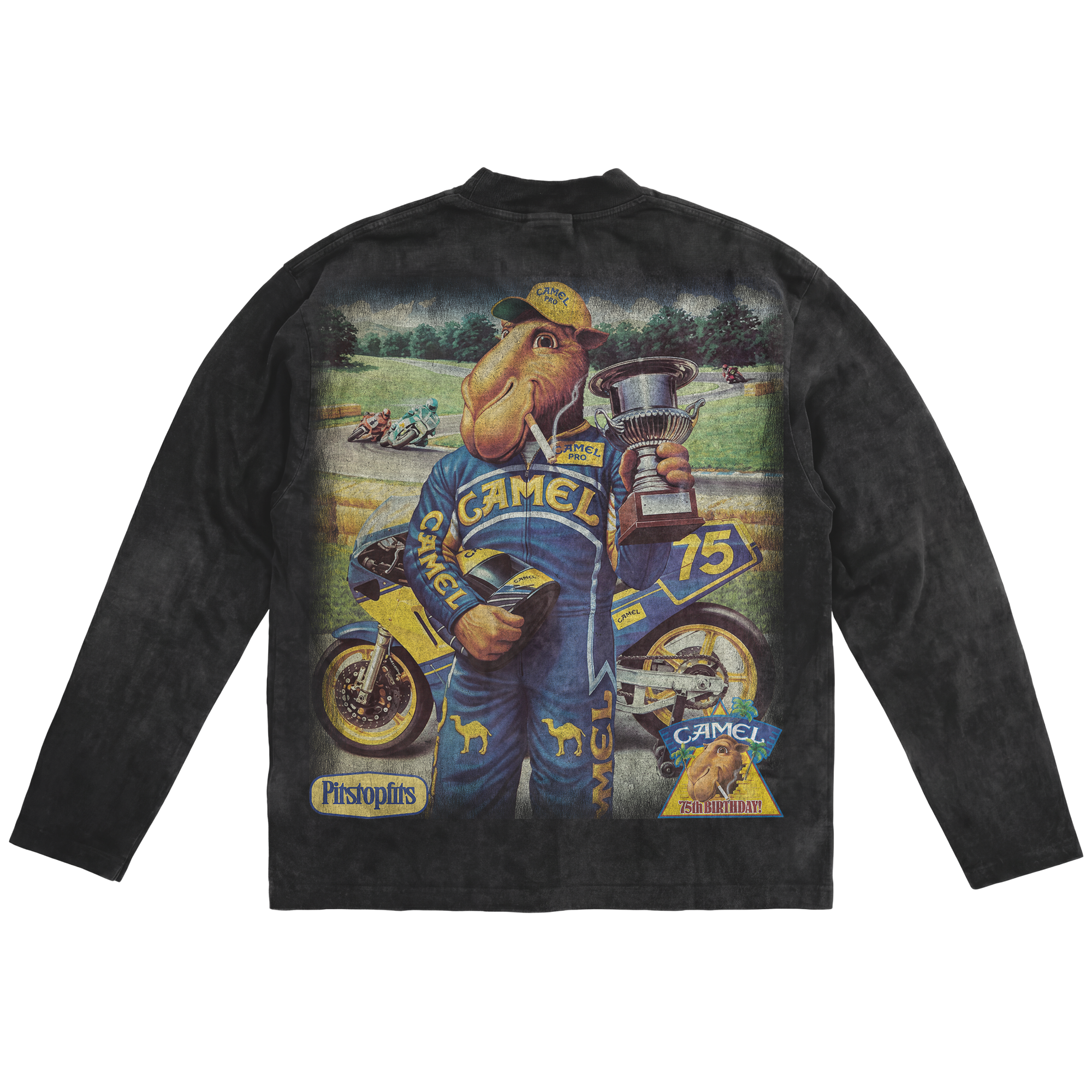 Vintage Washed Racing v3 Long Sleeve