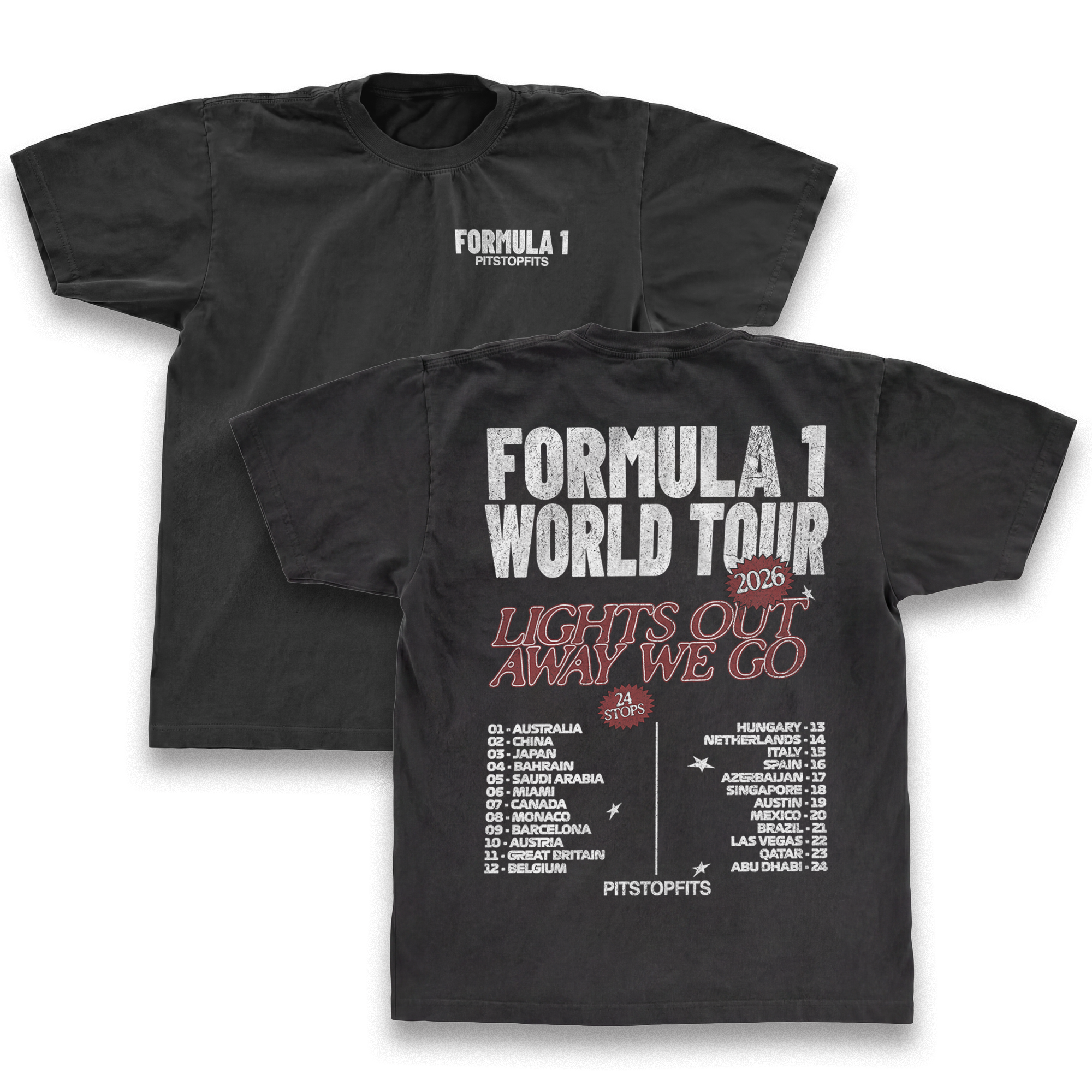 F1 World Tour 2026 Vintage Shirt