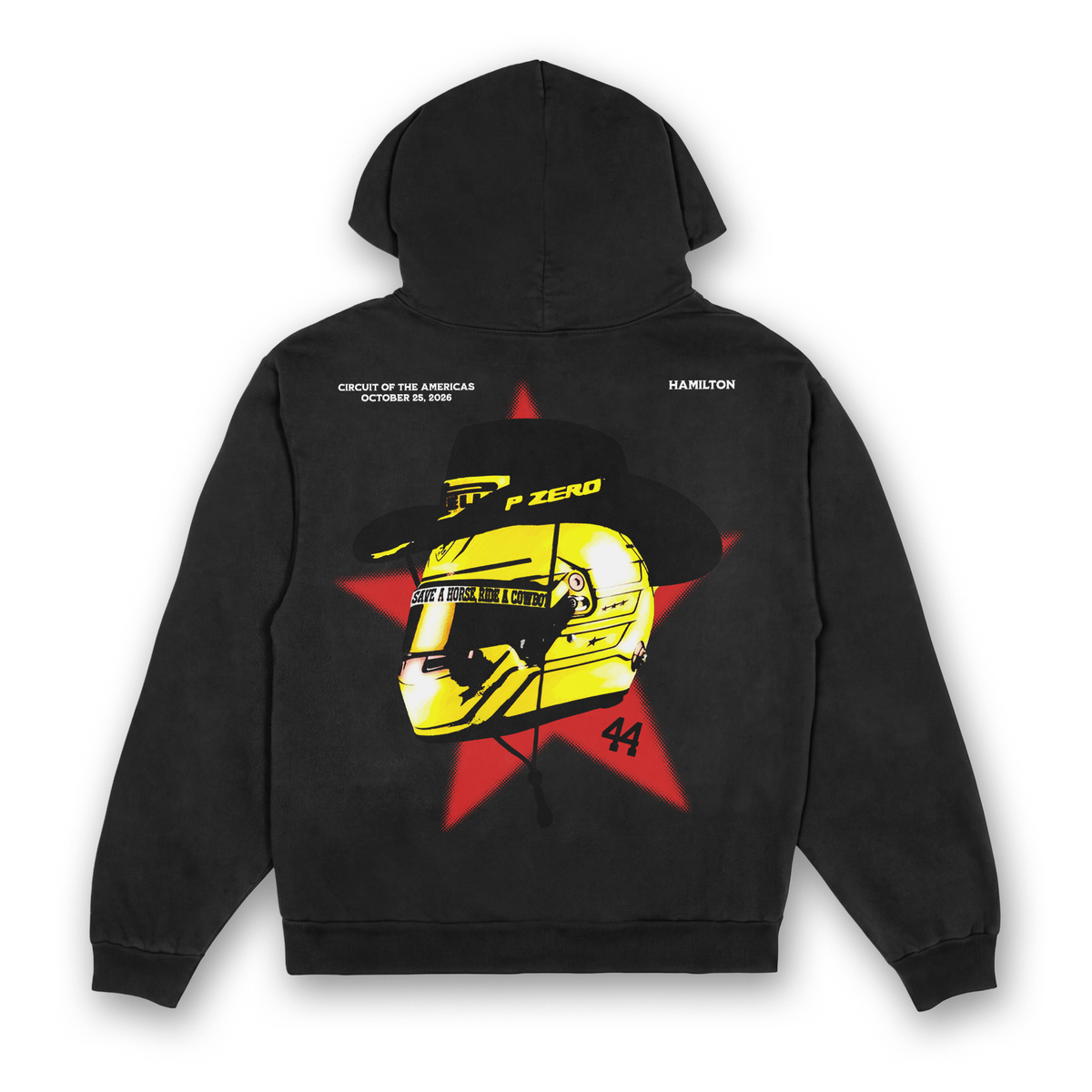 Hamilton Cowboy Helmet Hoodie