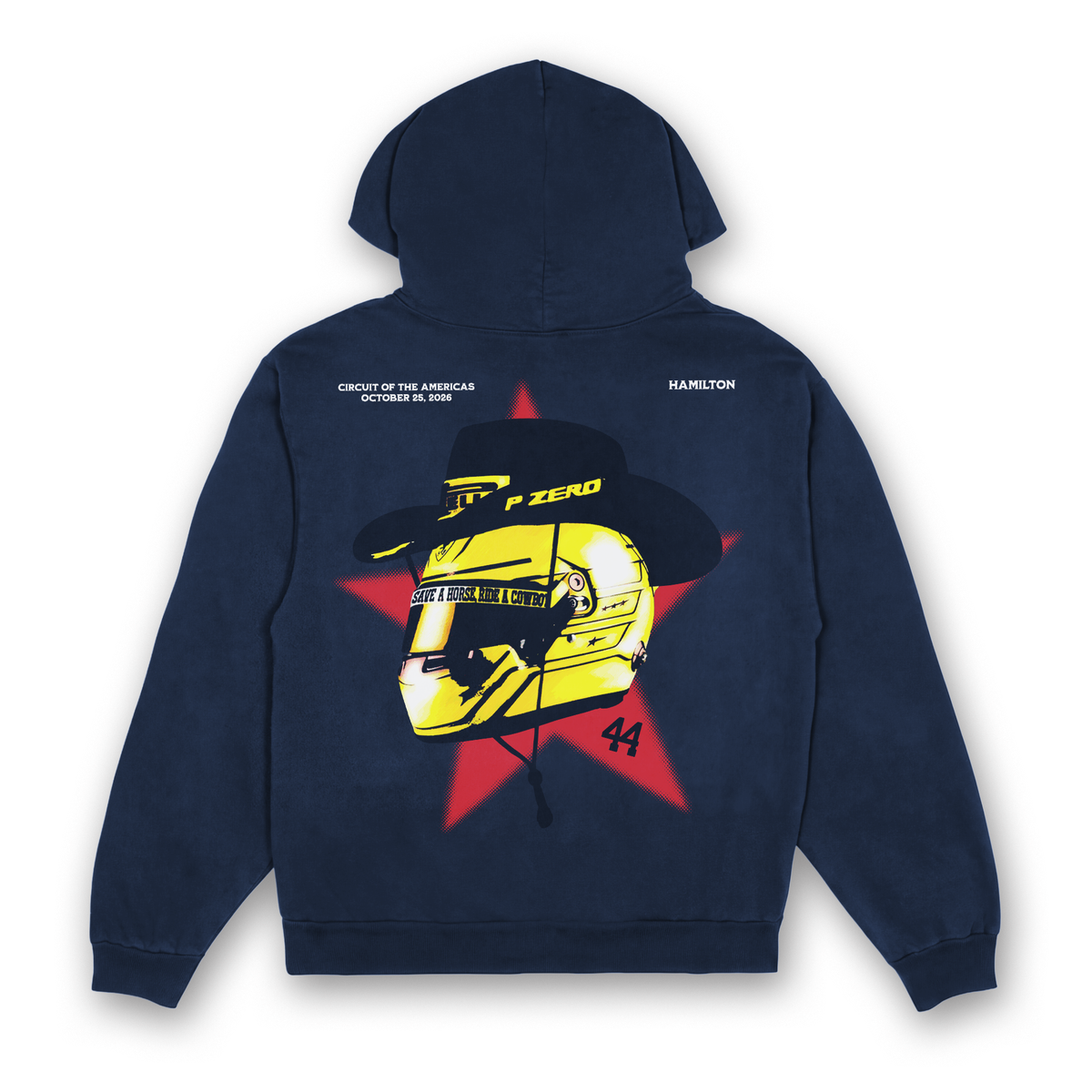 Hamilton Cowboy Helmet Hoodie