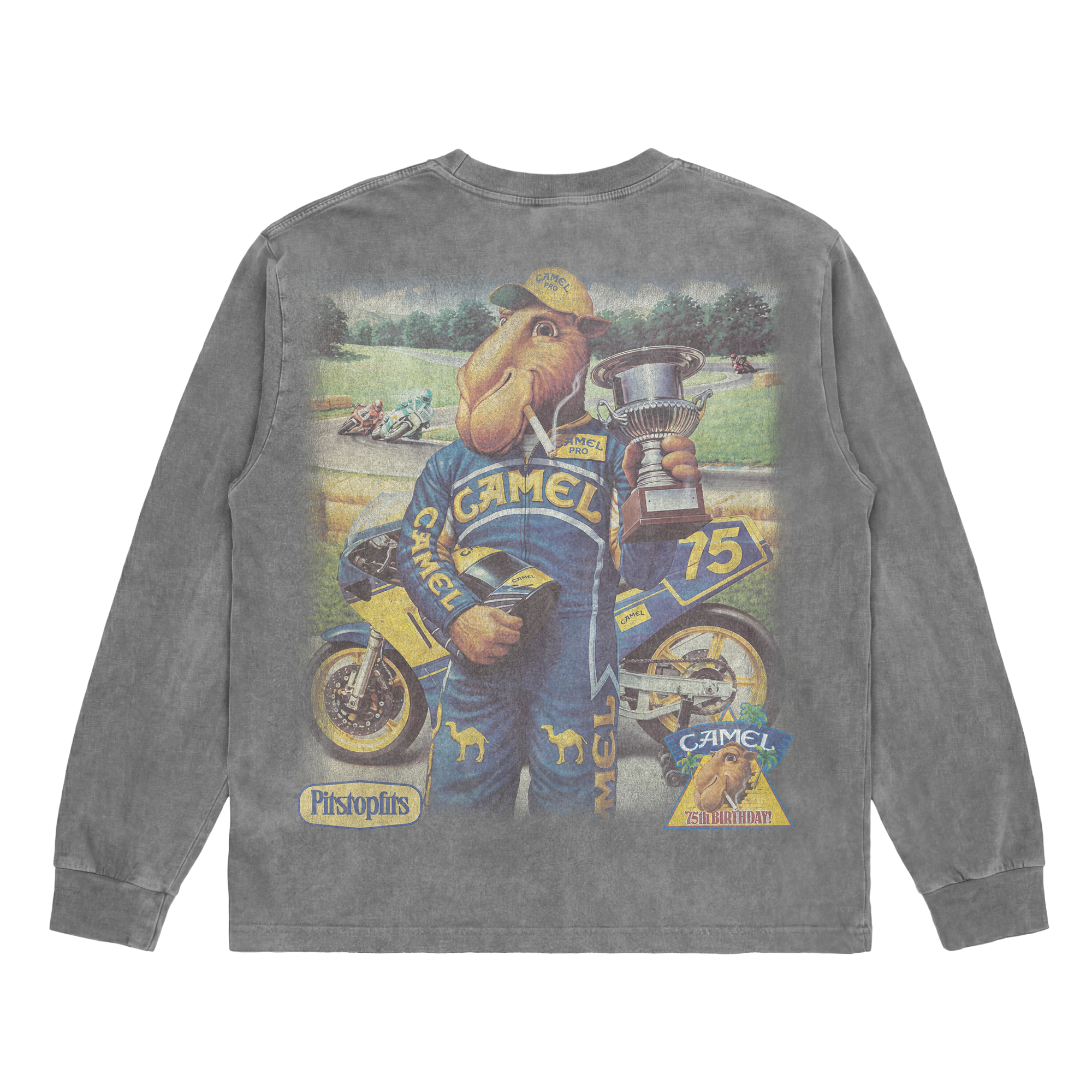 Vintage Washed Racing v3 Long Sleeve