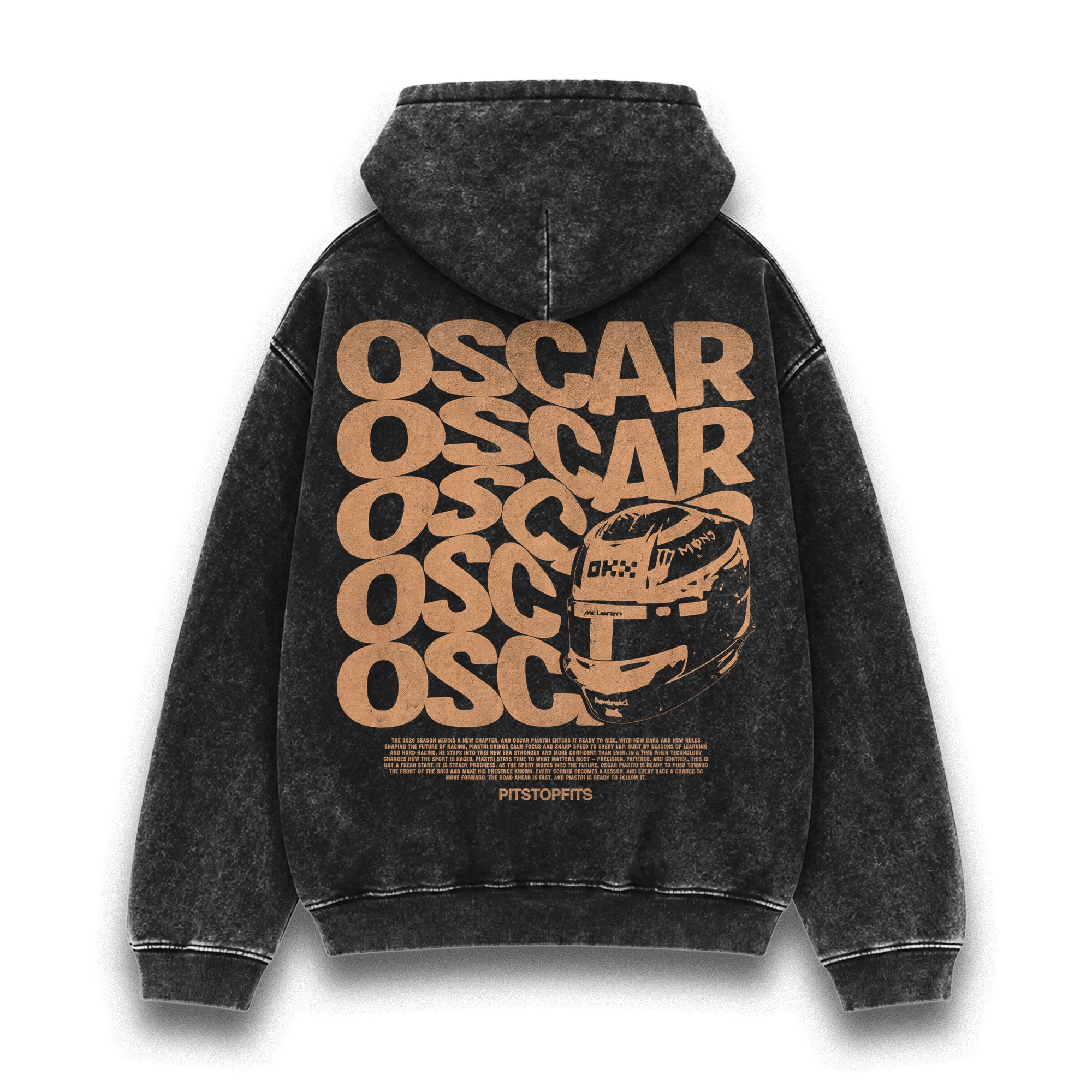 Oscar Driver Helmet Washed Hoodie