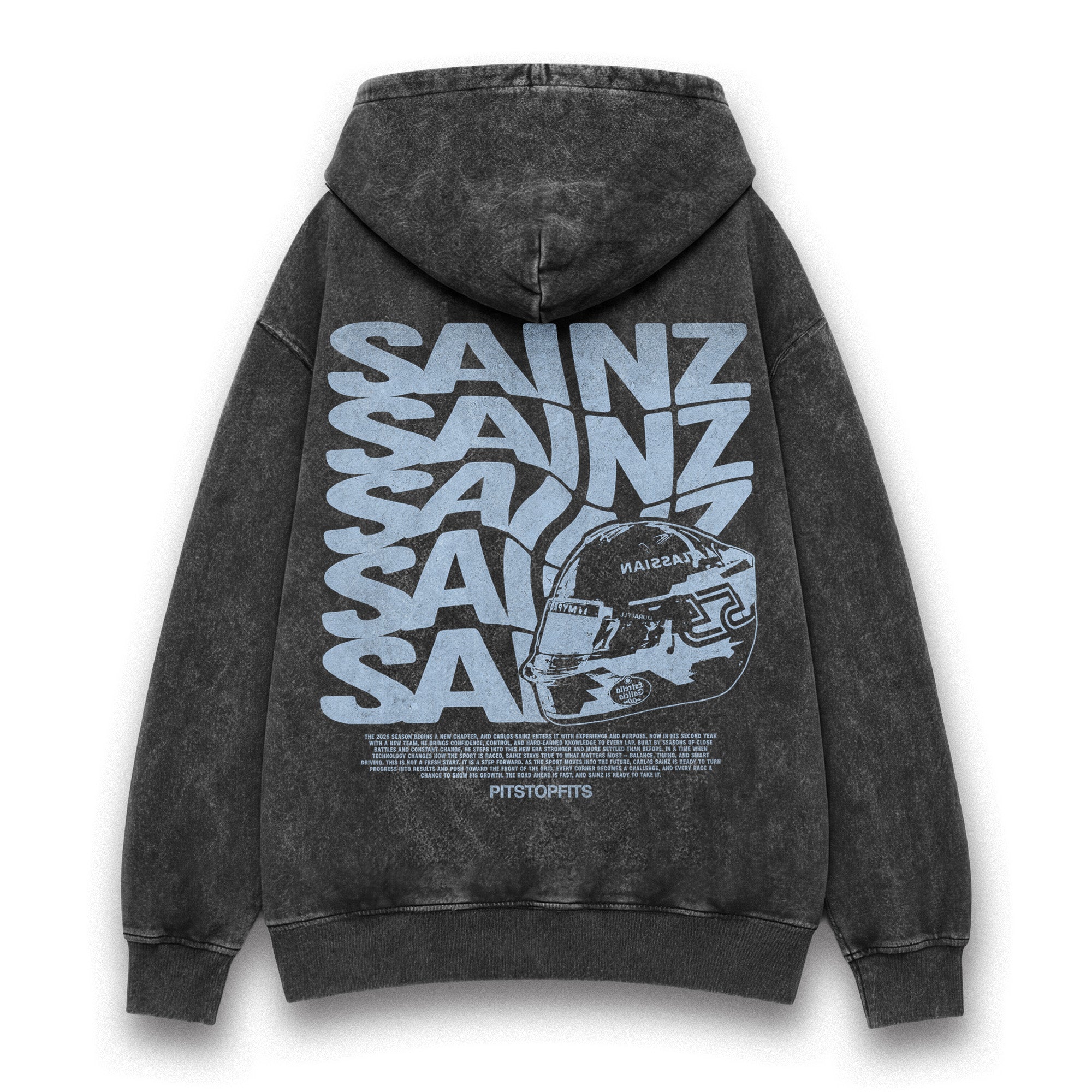 Sainz Driver Helmet Washed Hoodie