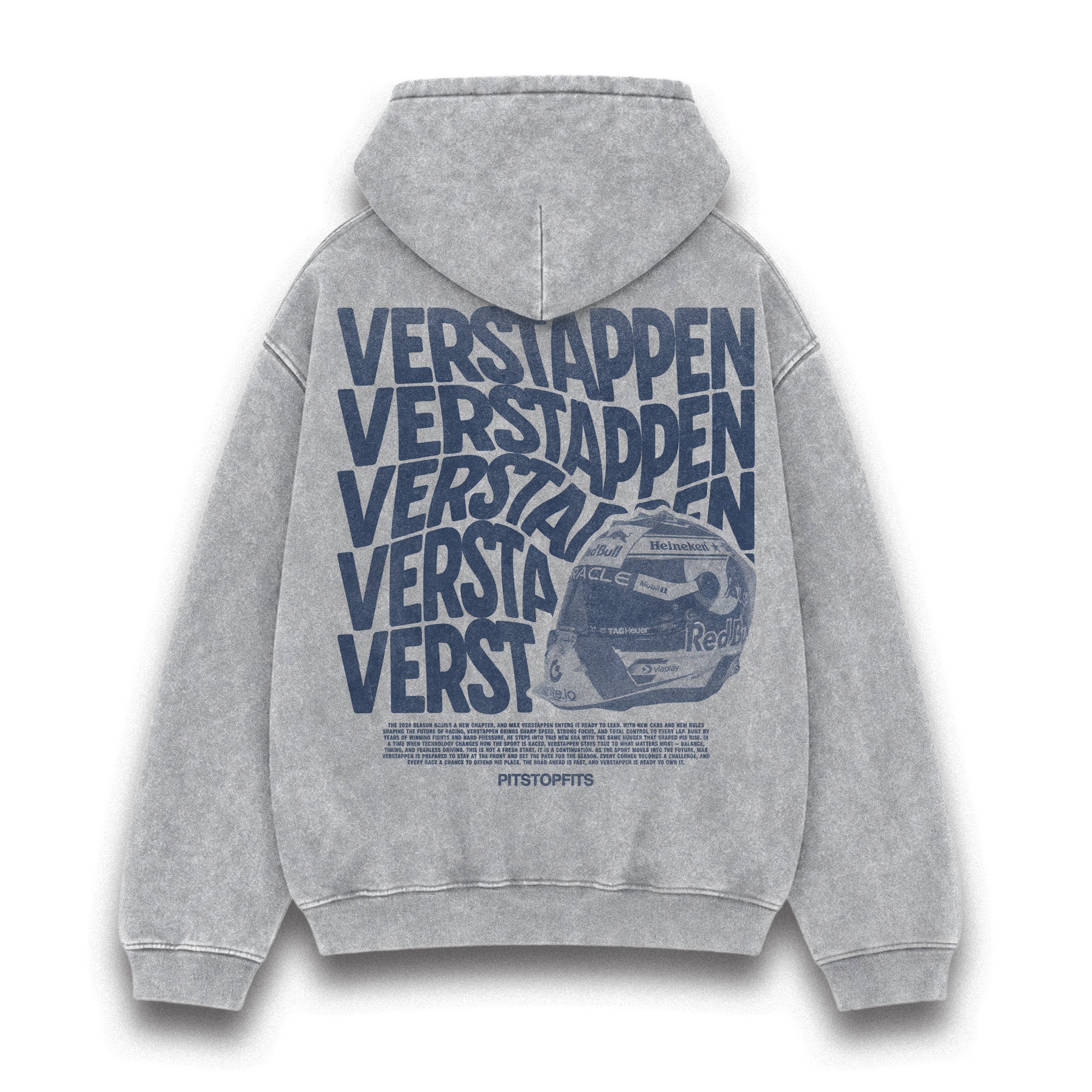 Verstappen Driver Helmet Washed Hoodie