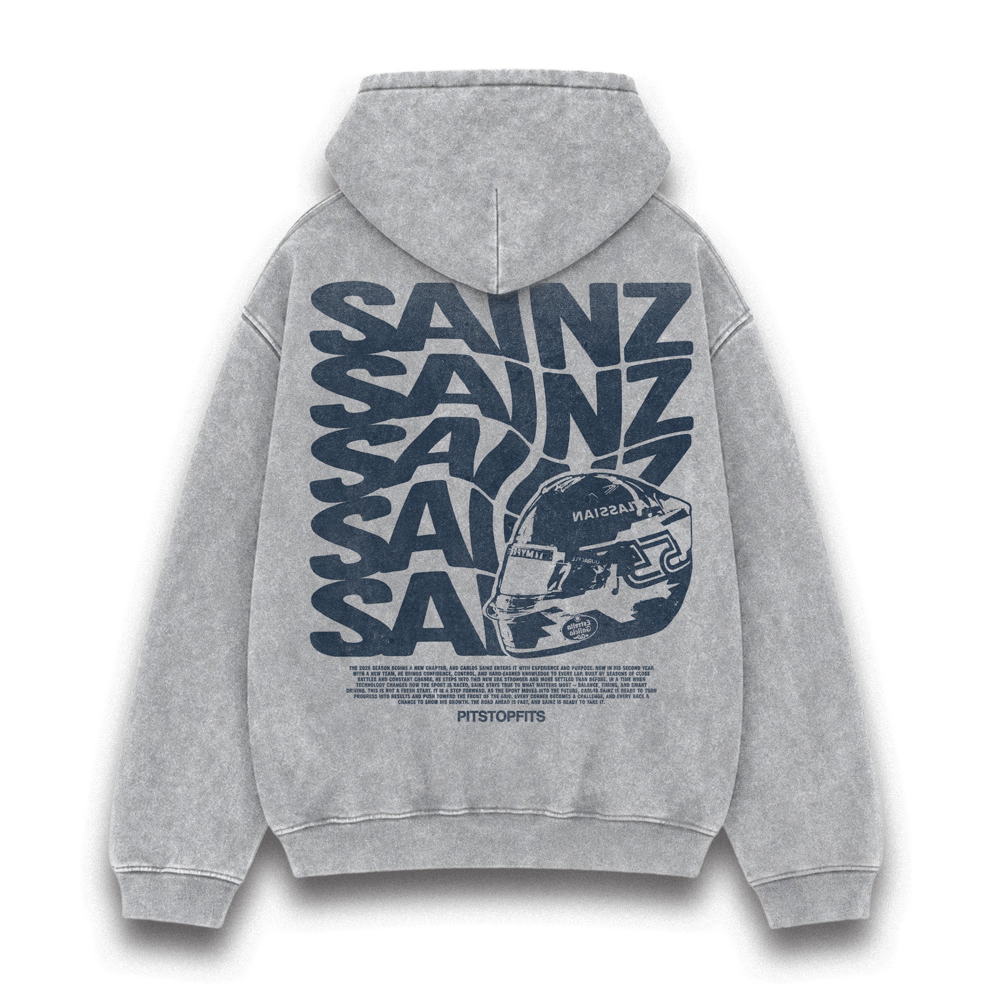 Sainz Driver Helmet Washed Hoodie