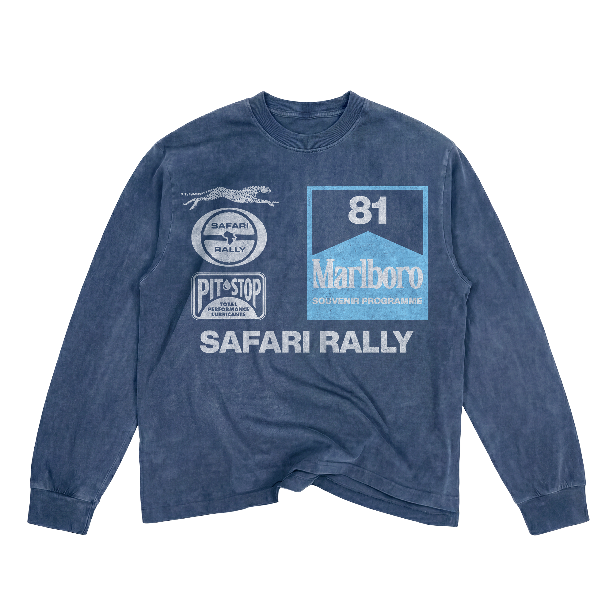 Vintage Washed Safari Rally v4 Long Sleeve