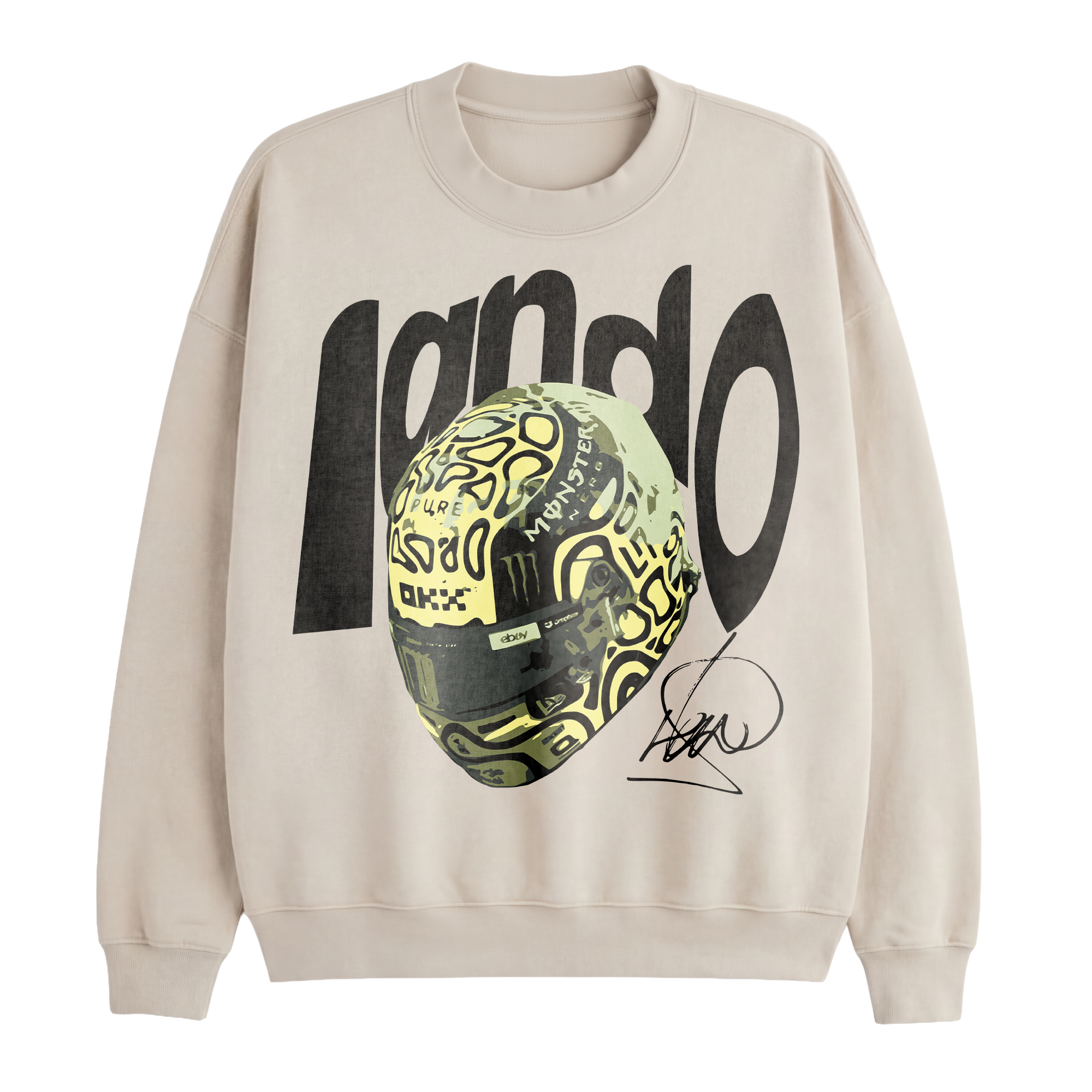Lando Helmet Crewneck